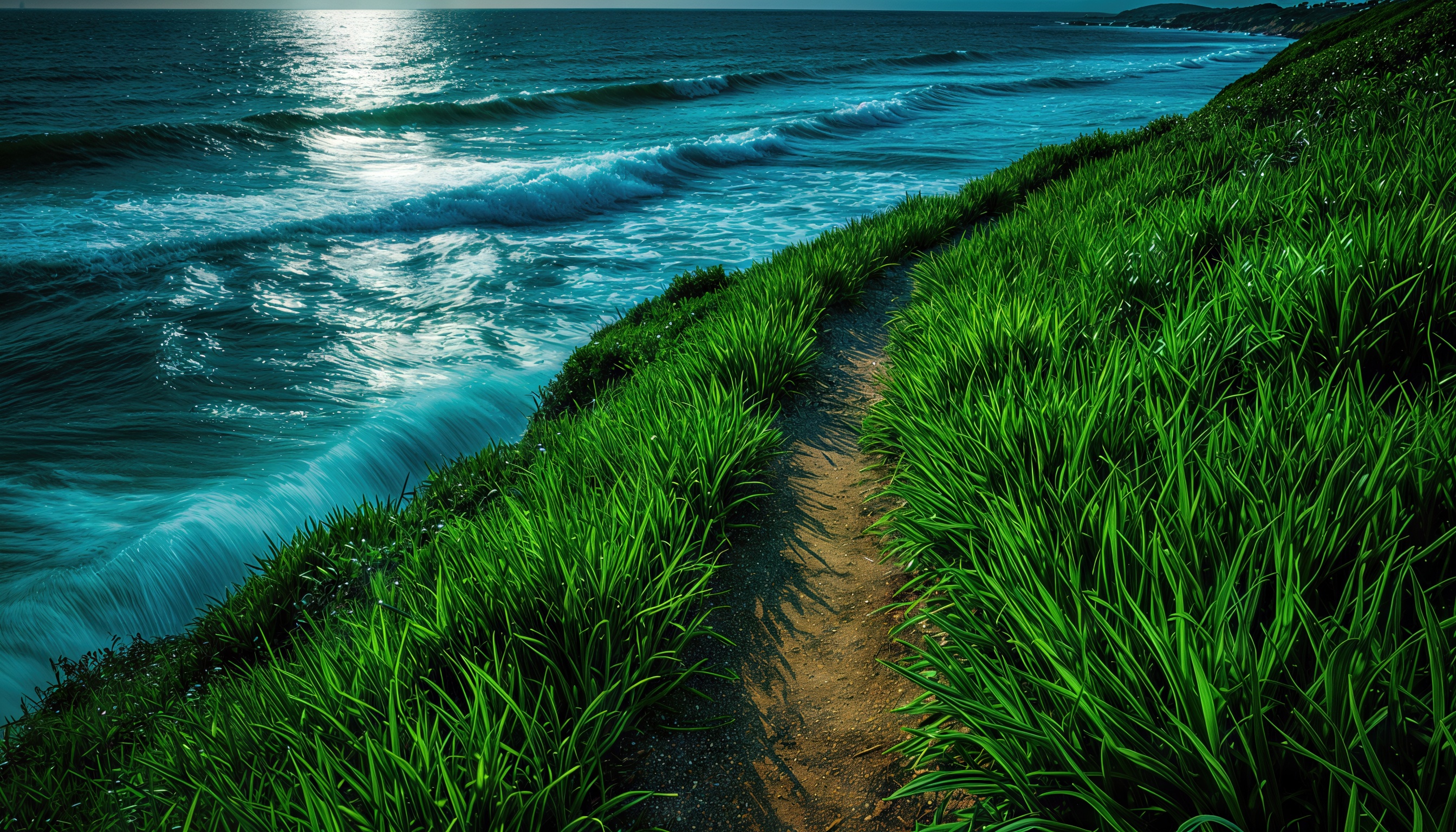 Бесплатное фото Океан на закате в Окленде, Новая Зеландия.