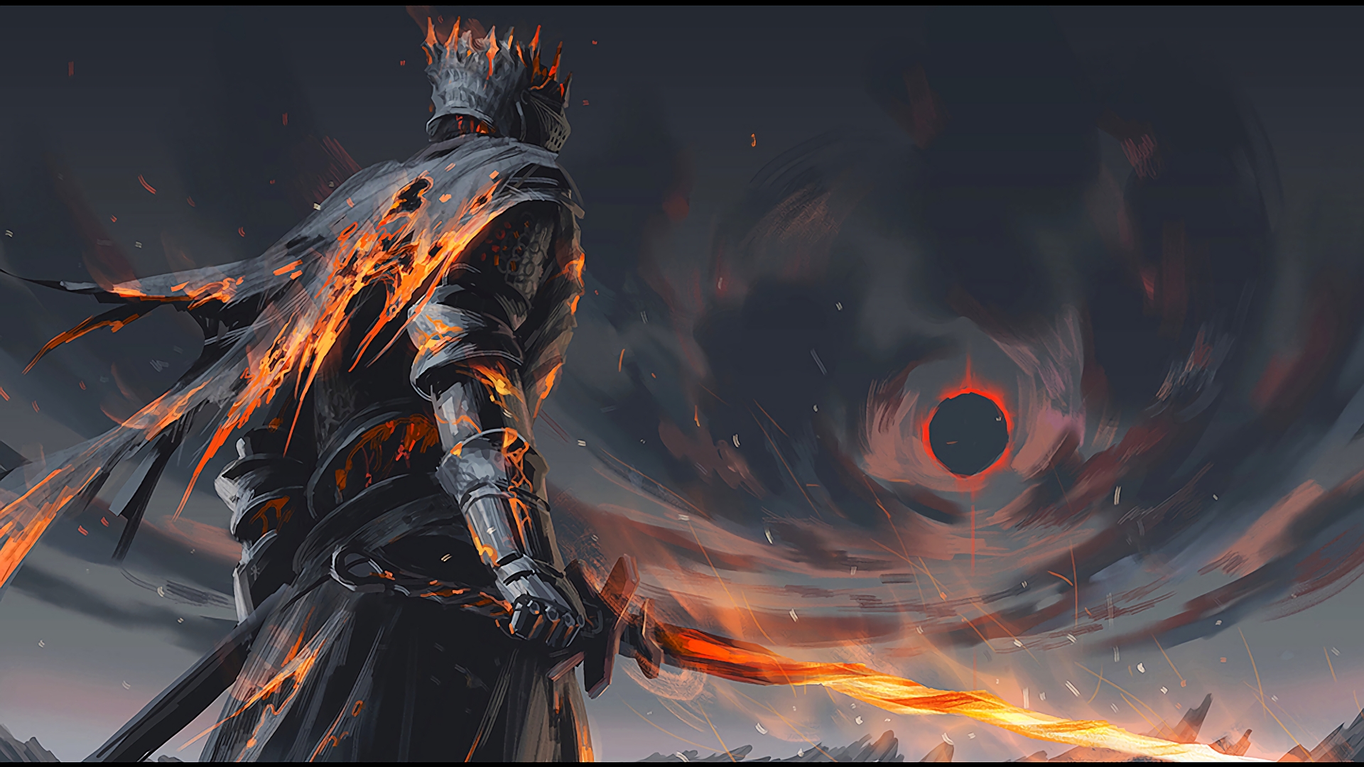 Wallpapers dark souls soul of ashes boss on the desktop