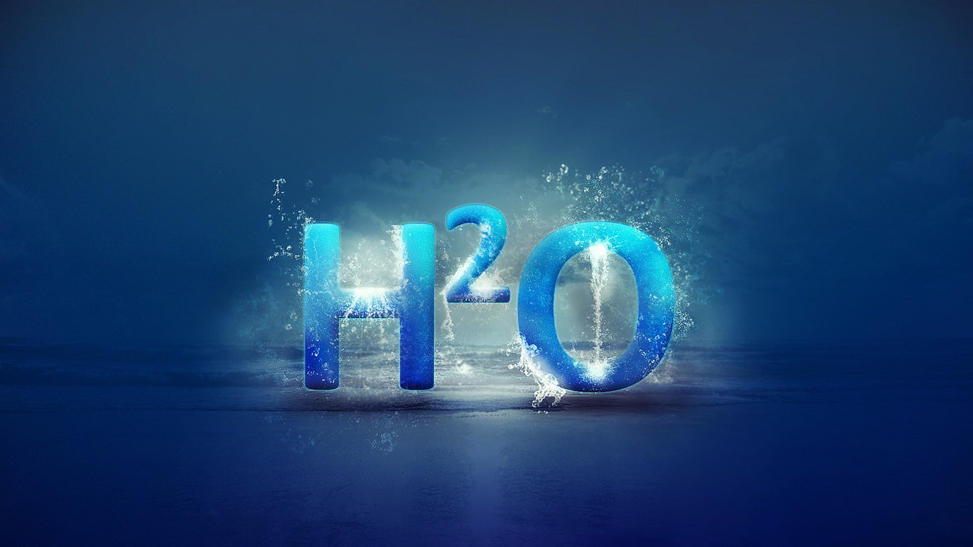 Wallpapers splashes water h2o on the desktop