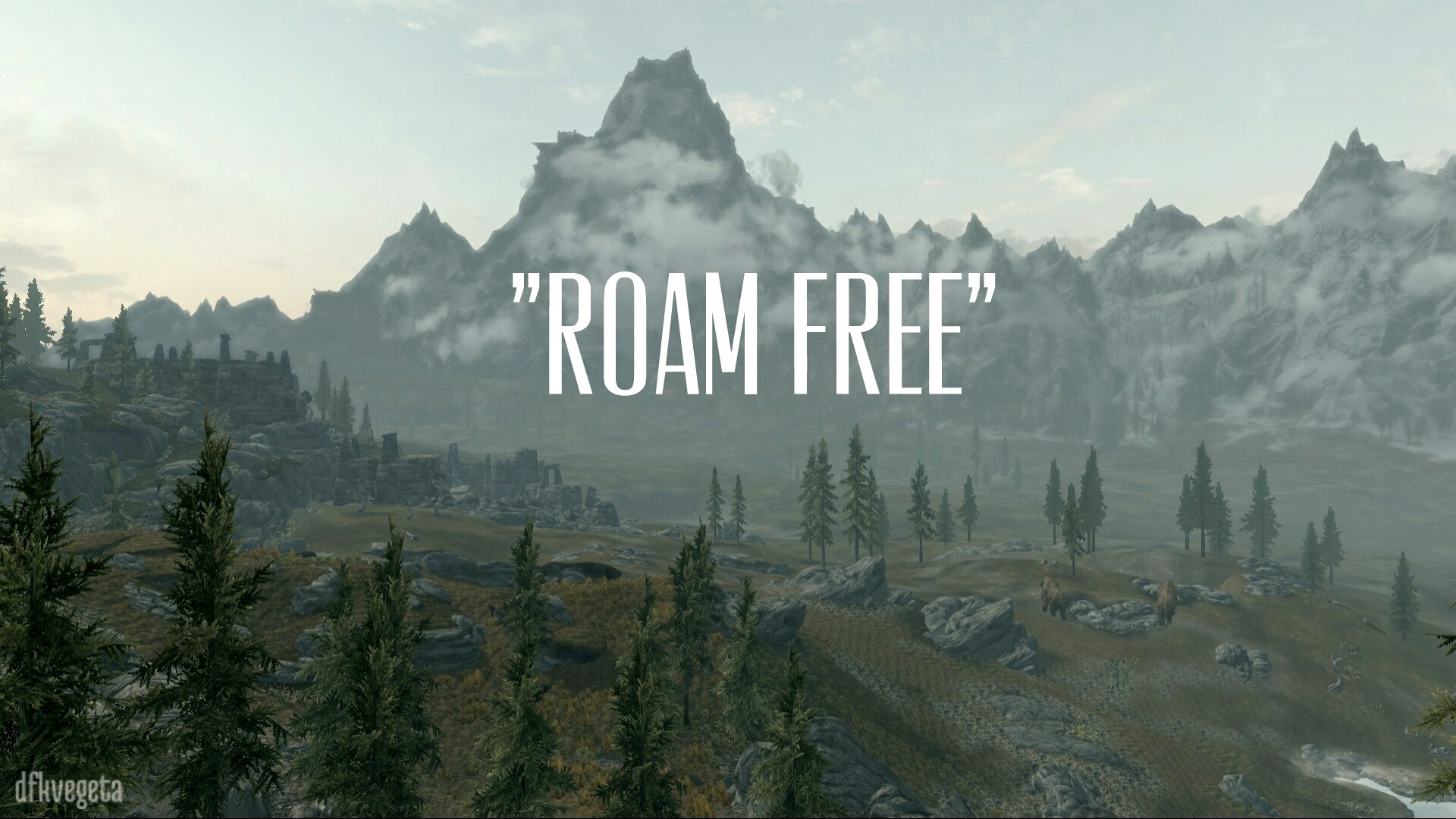 Обои лес видеоигры панорама на рабочий стол