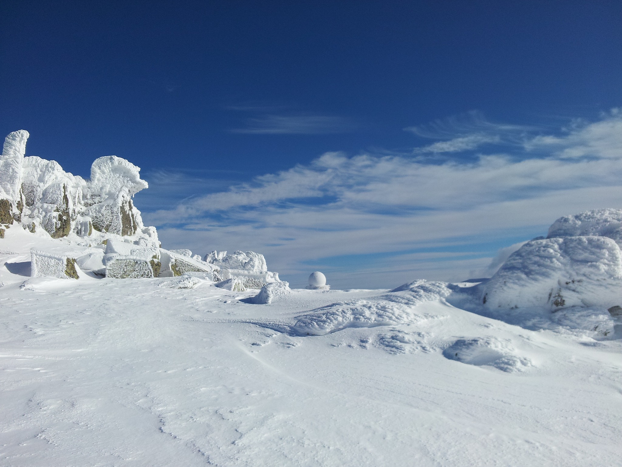 Wallpapers ice white ice cap on the desktop