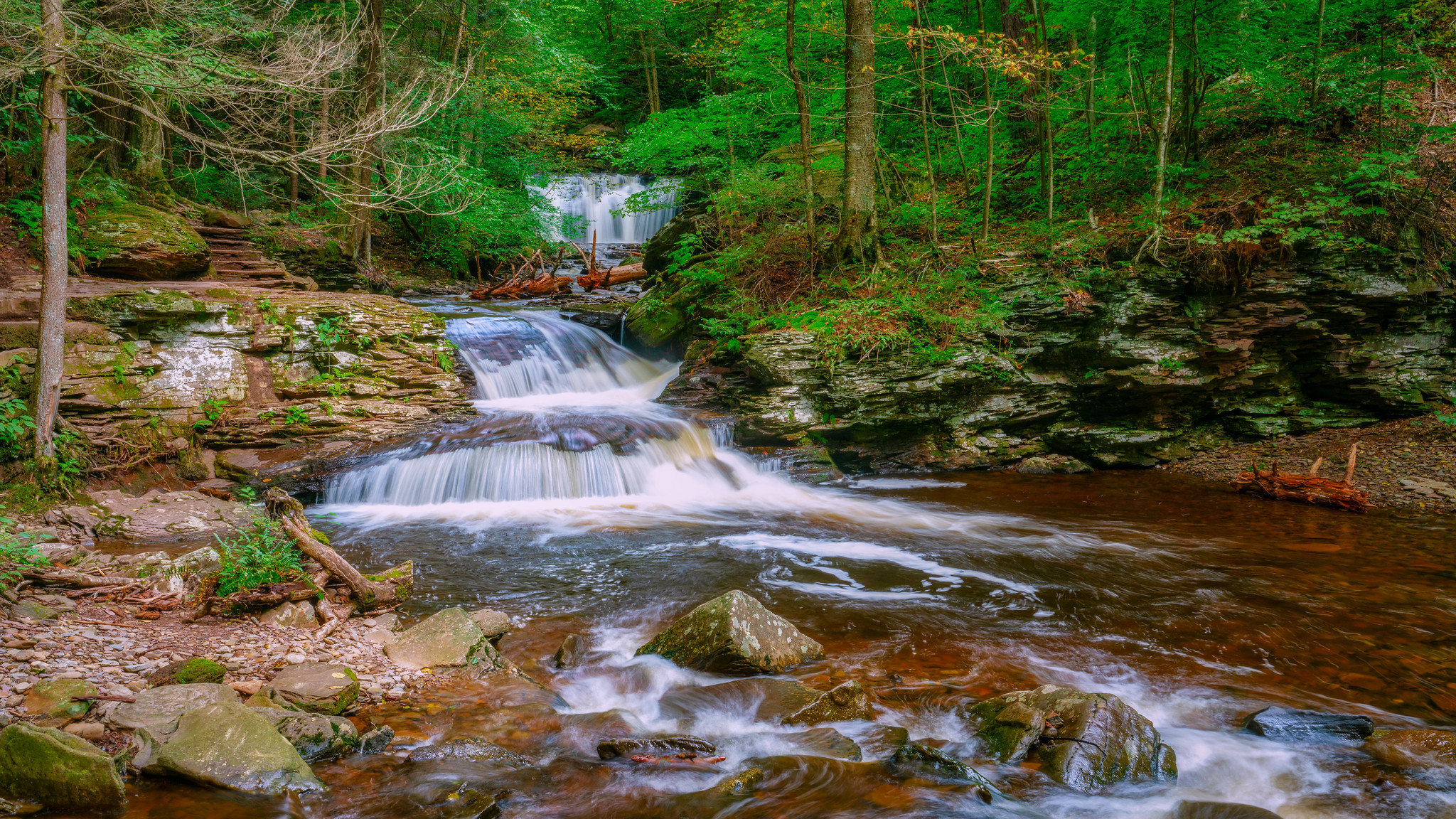 Free photo Waterfall - landscape