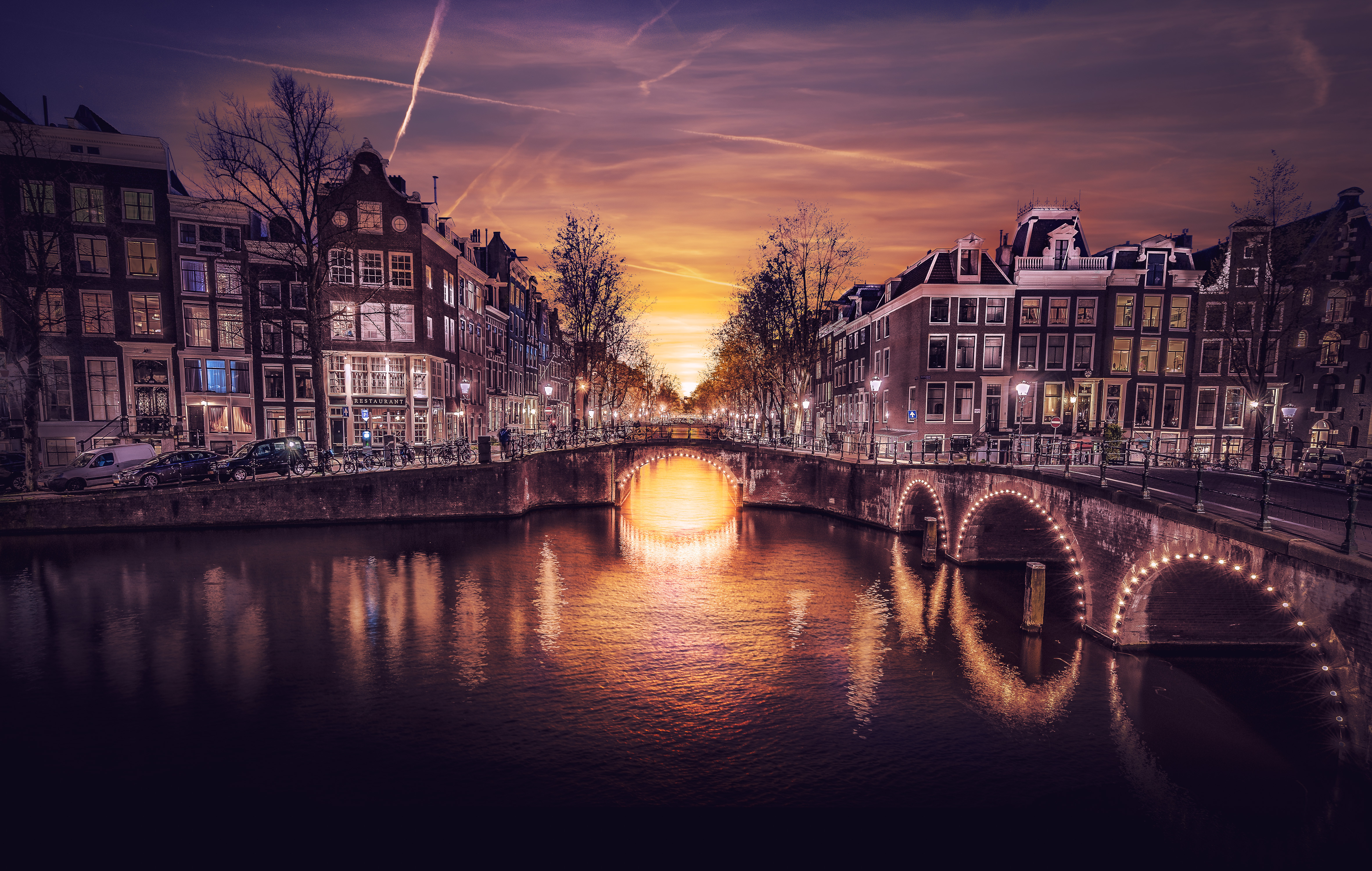 桌面上的壁纸市容 阿姆斯特丹 城市