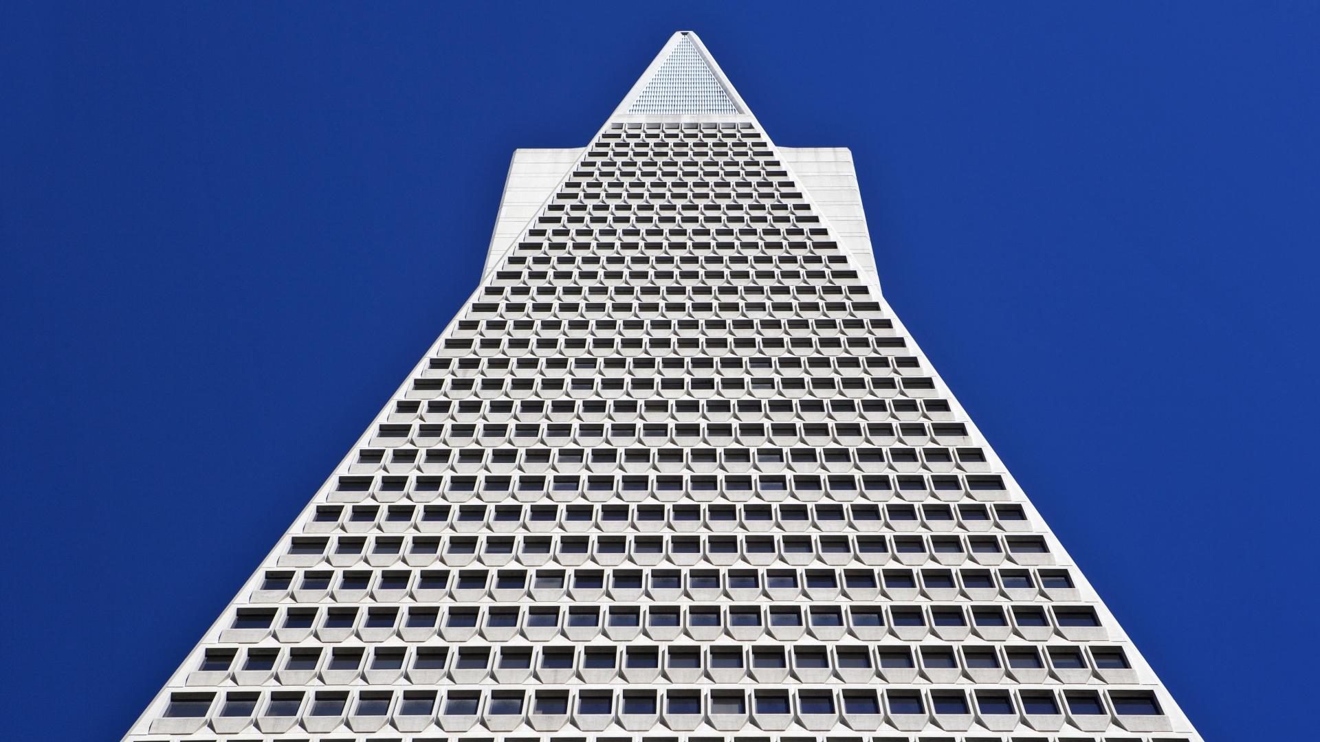 Обои пирамида трансамерика Сан-Франциско Калифорния на рабочий стол