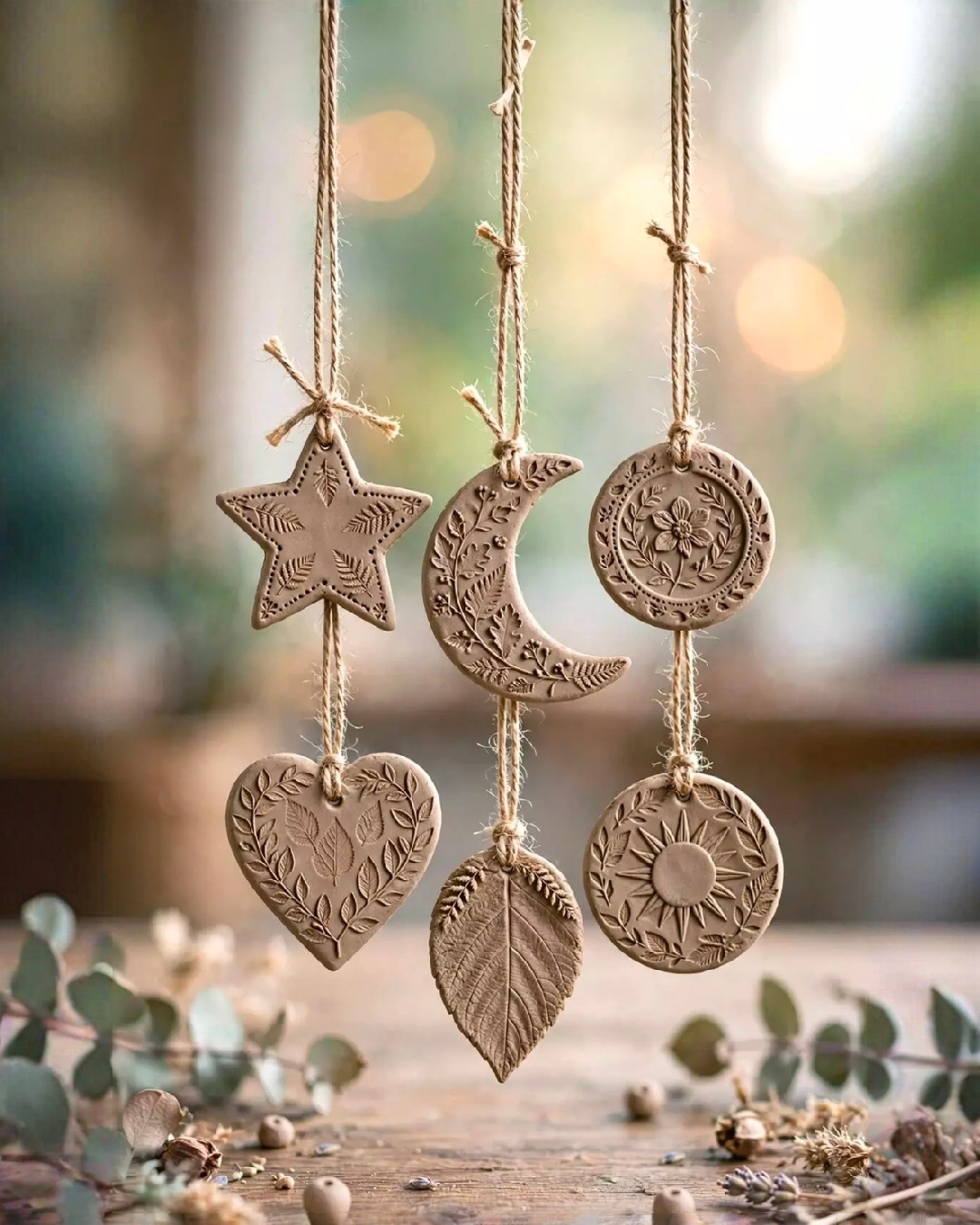 Free photo Decorative Handmade Hanging Ornaments
