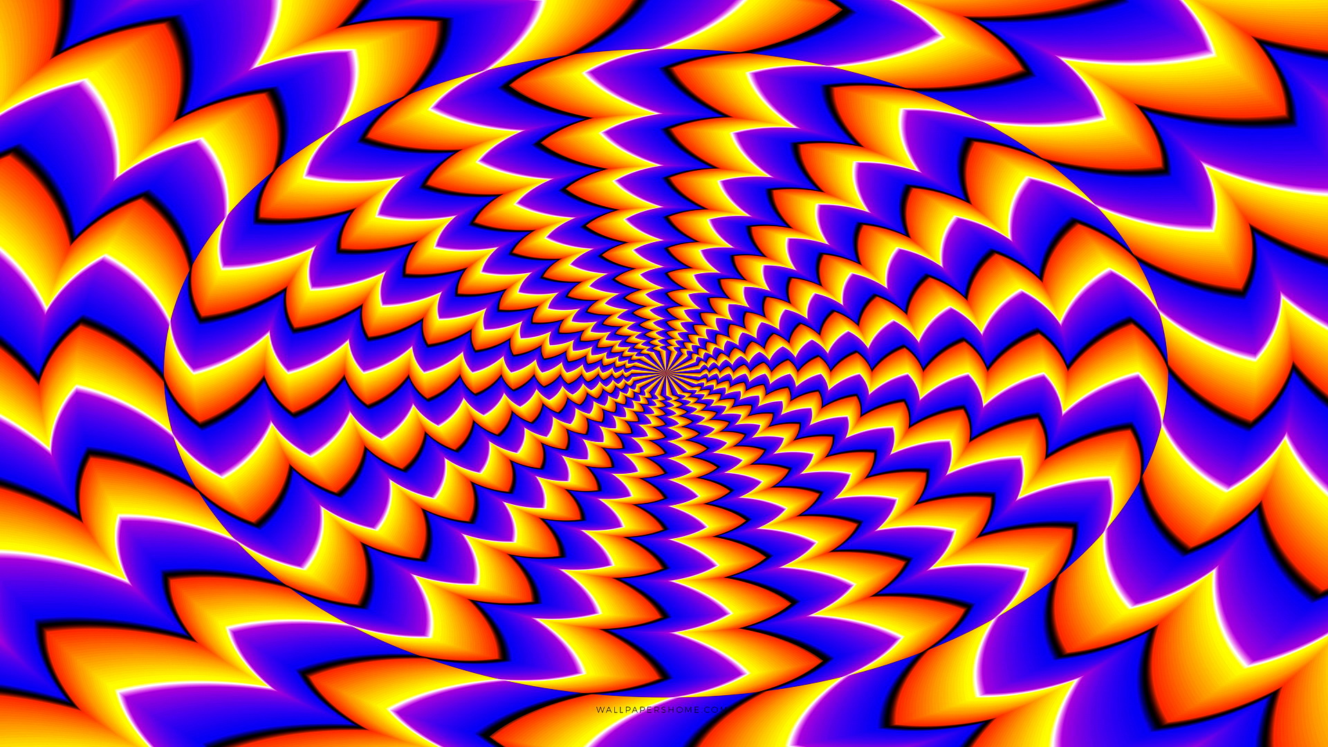 The illusion of rotation