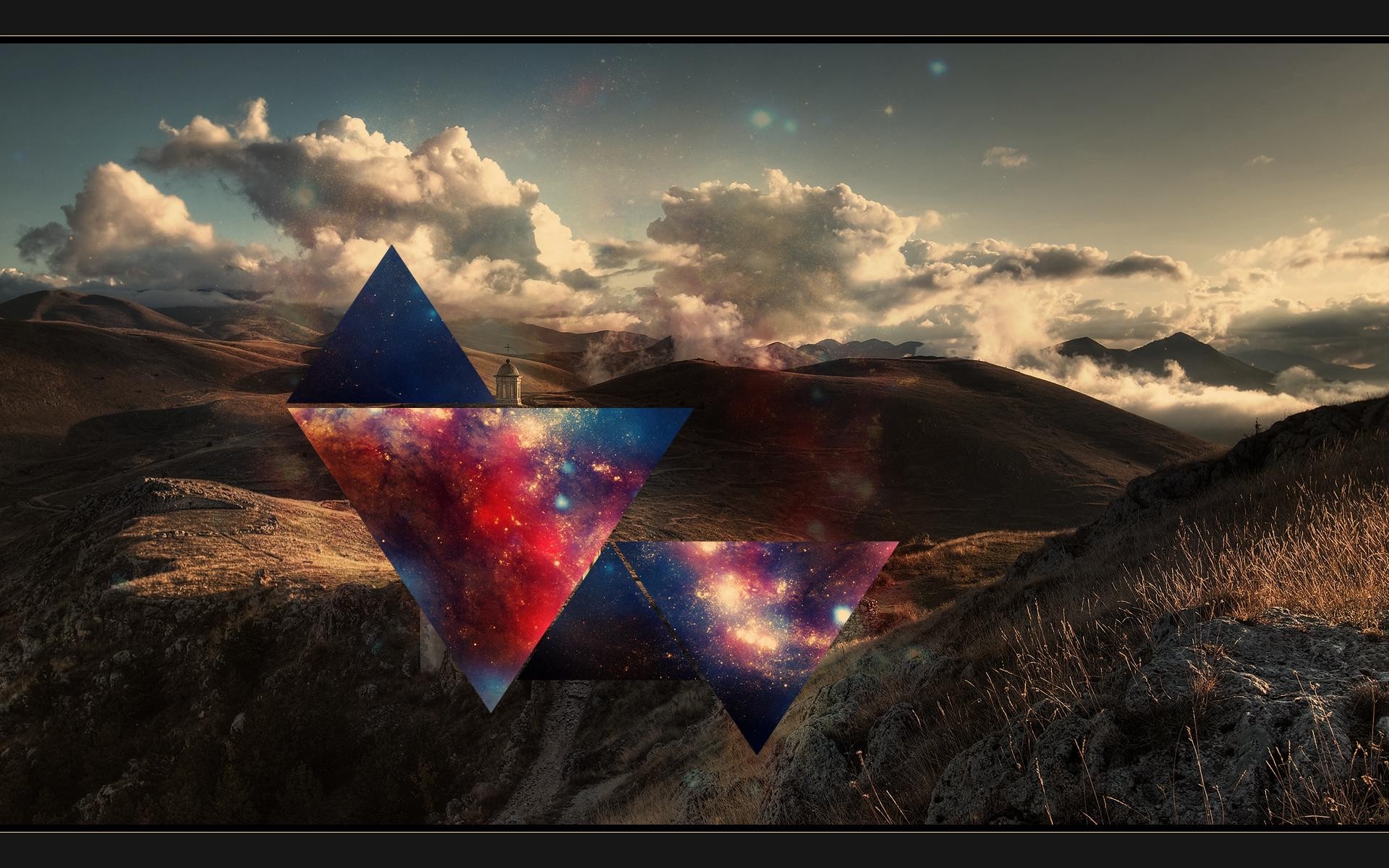 桌面上的壁纸景观 抽象的 空间