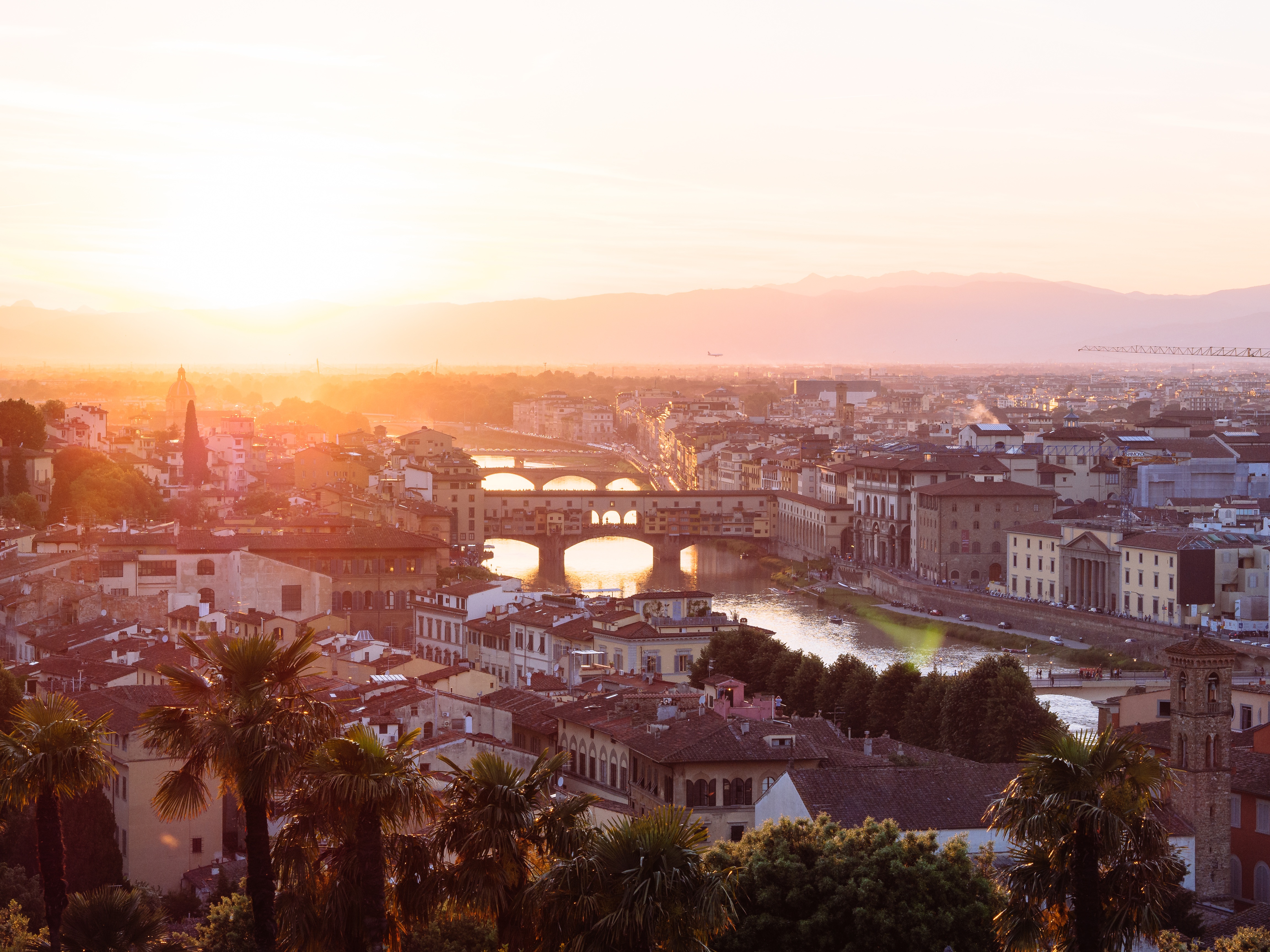 Free photo Italy at sunset