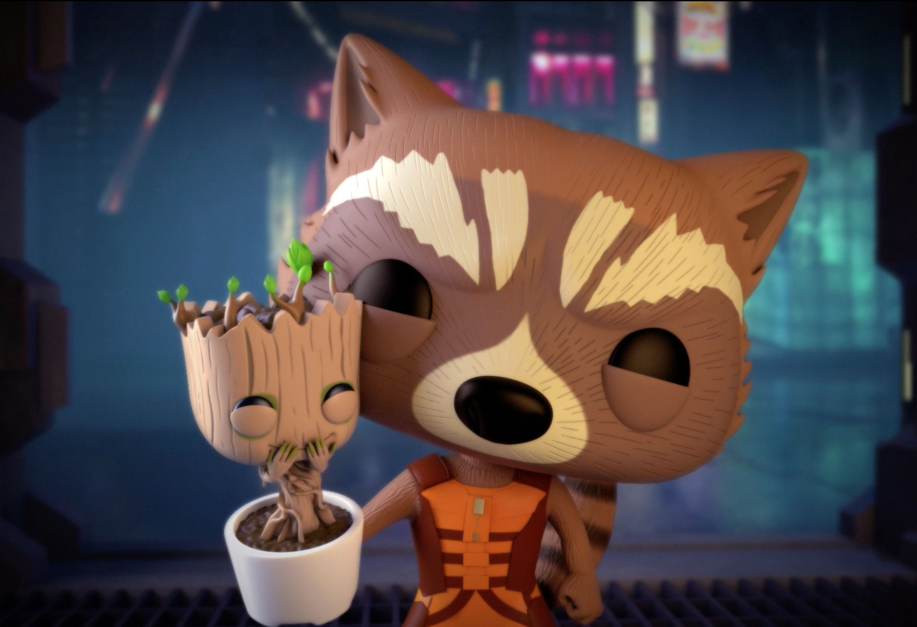 Wallpapers baby Groot guardians of the galaxy vol 2 movies on the desktop