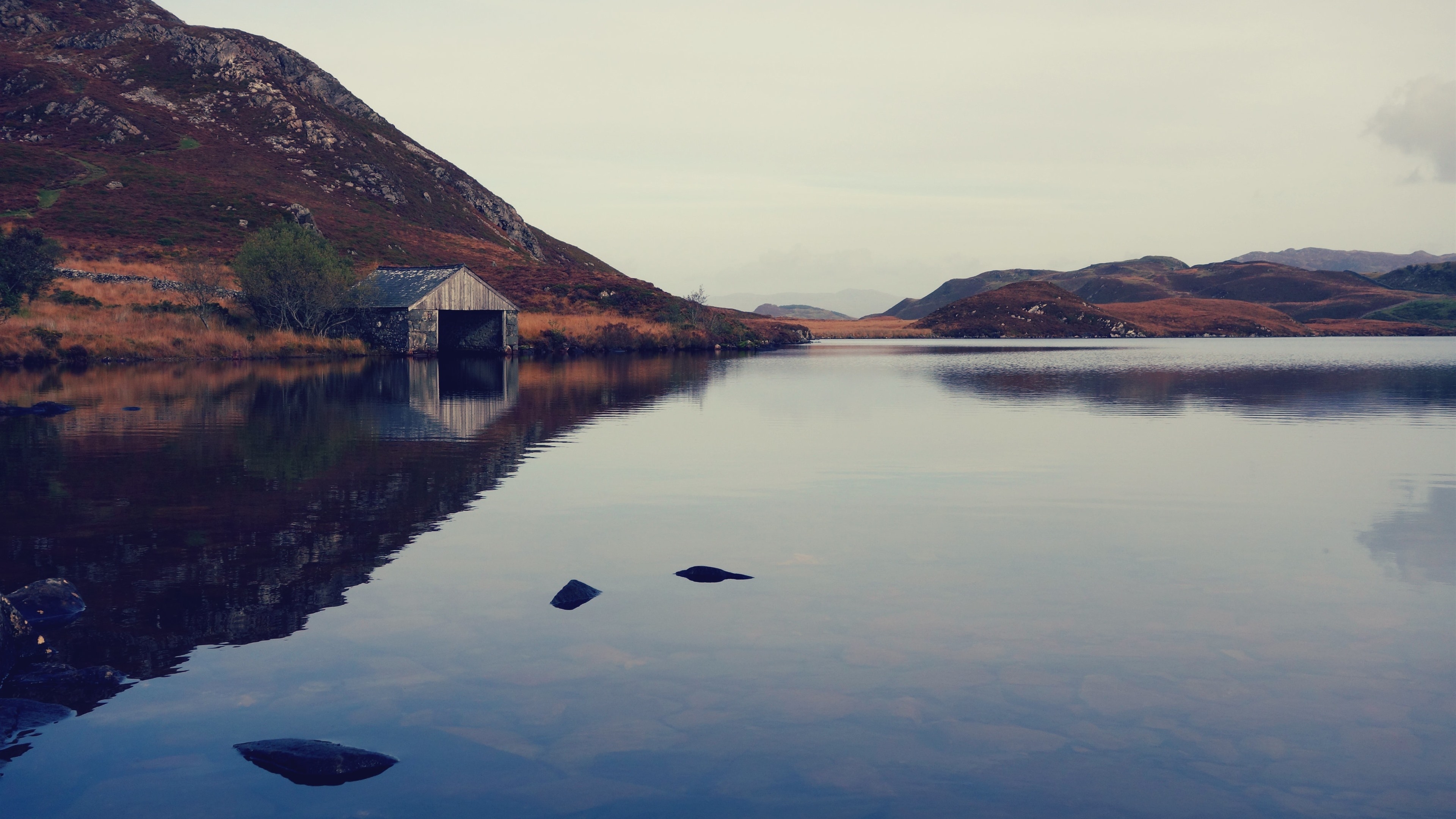 Wallpapers wallpaper lake reflection landscape on the desktop