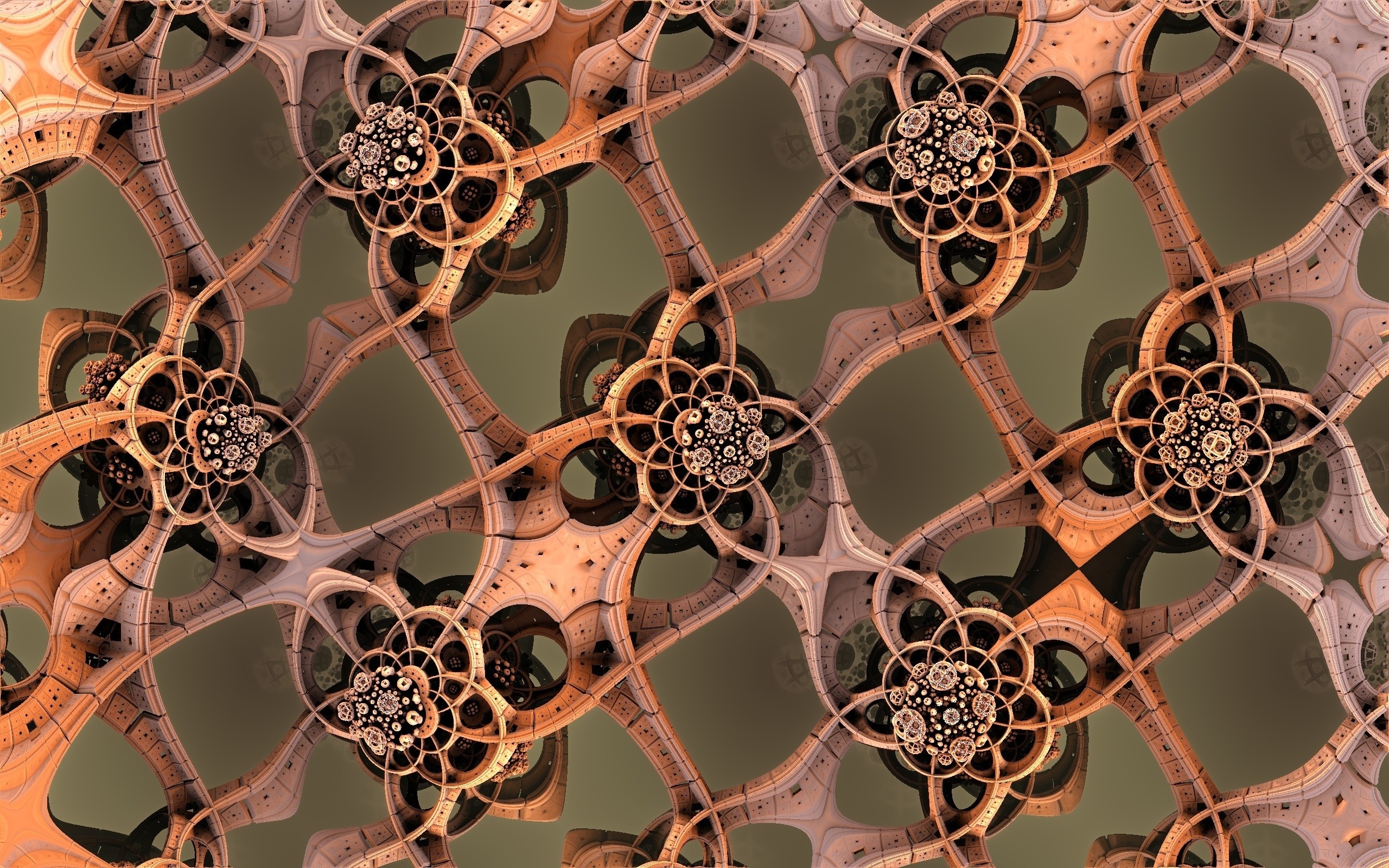Wallpapers mesh shape colors on the desktop