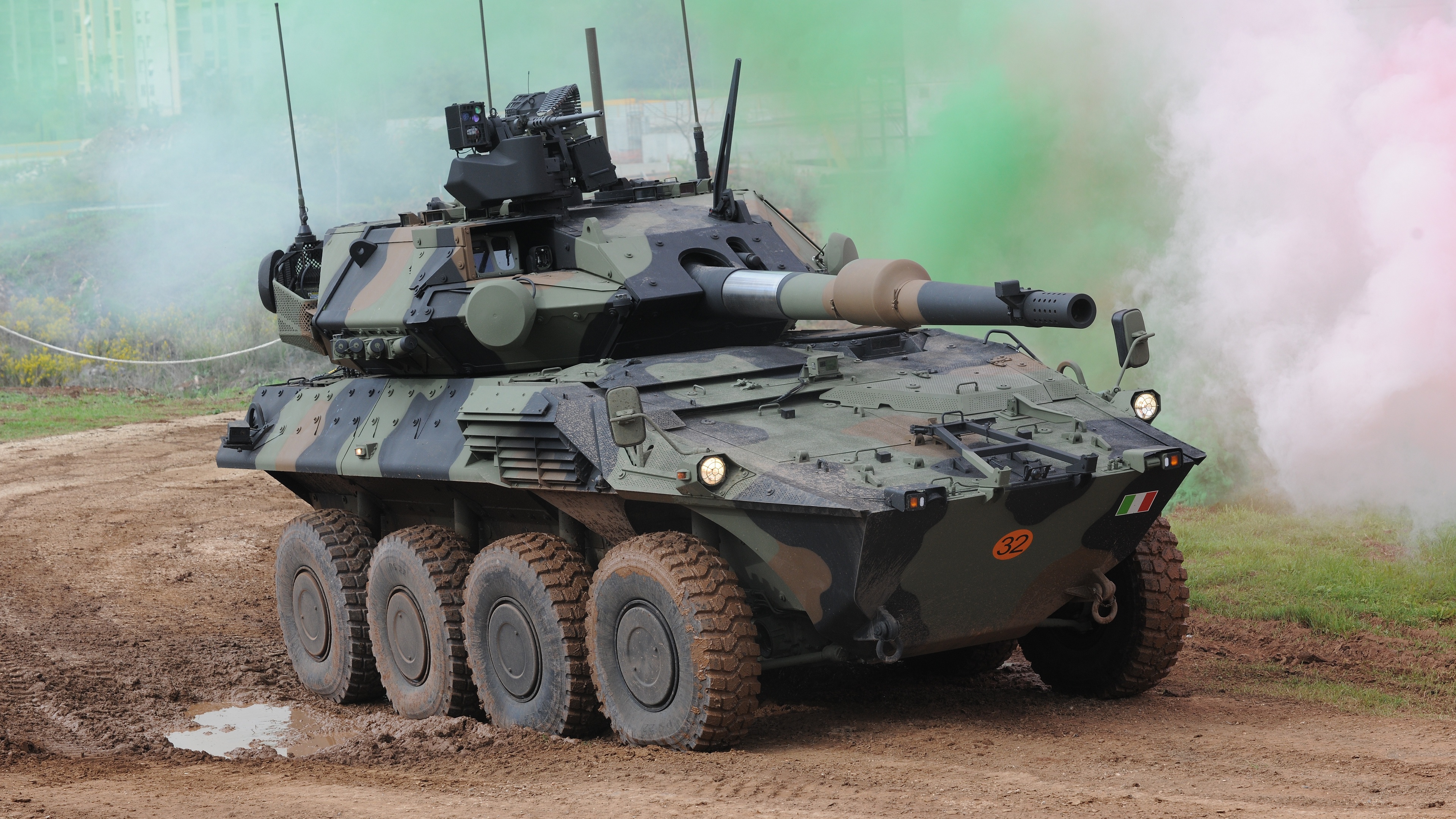 Free photo The Italian Centaur fighting vehicle