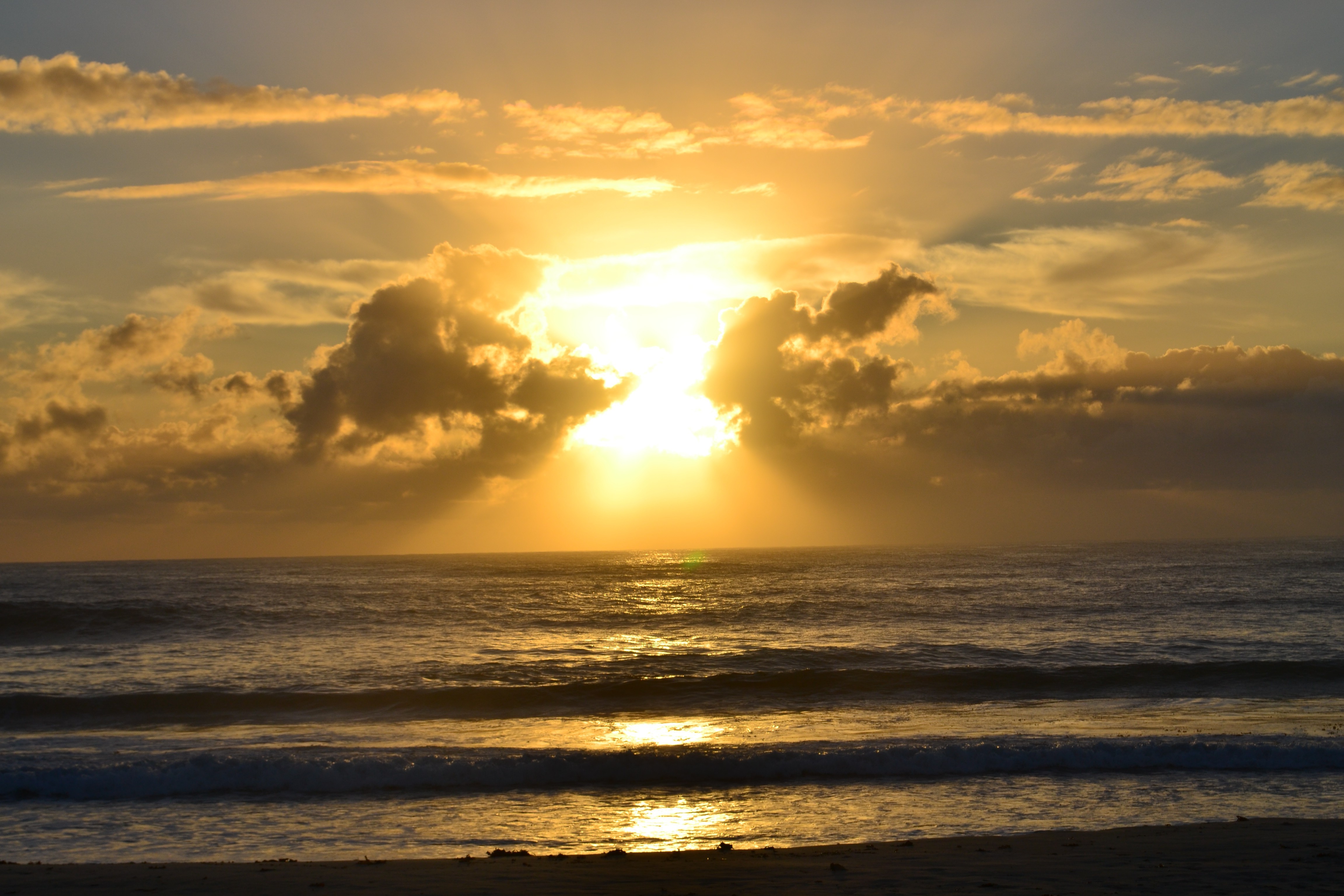 Бесплатное фото Солнечный луч надежды