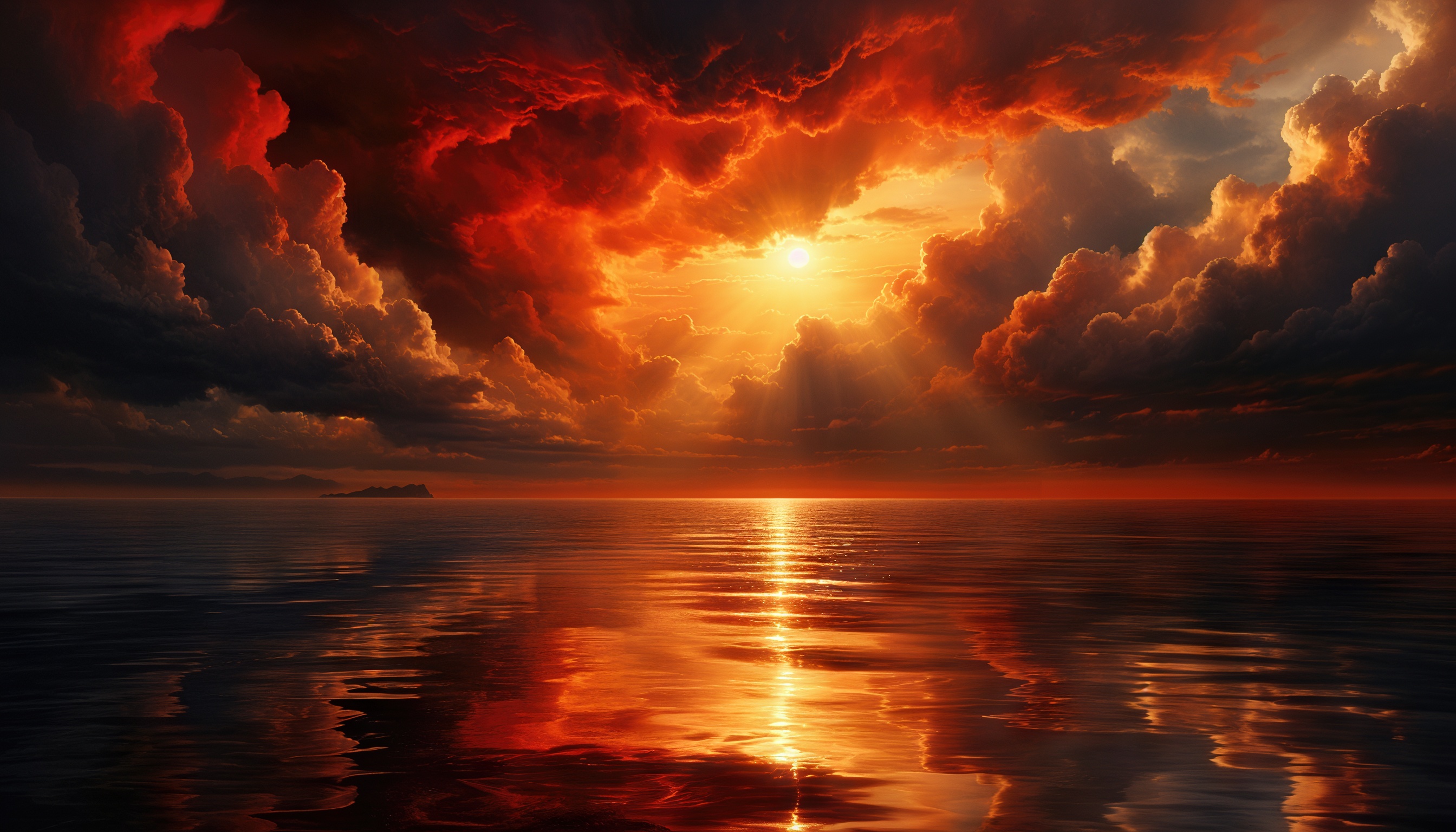 Wallpapers sunset sky clouds on the desktop