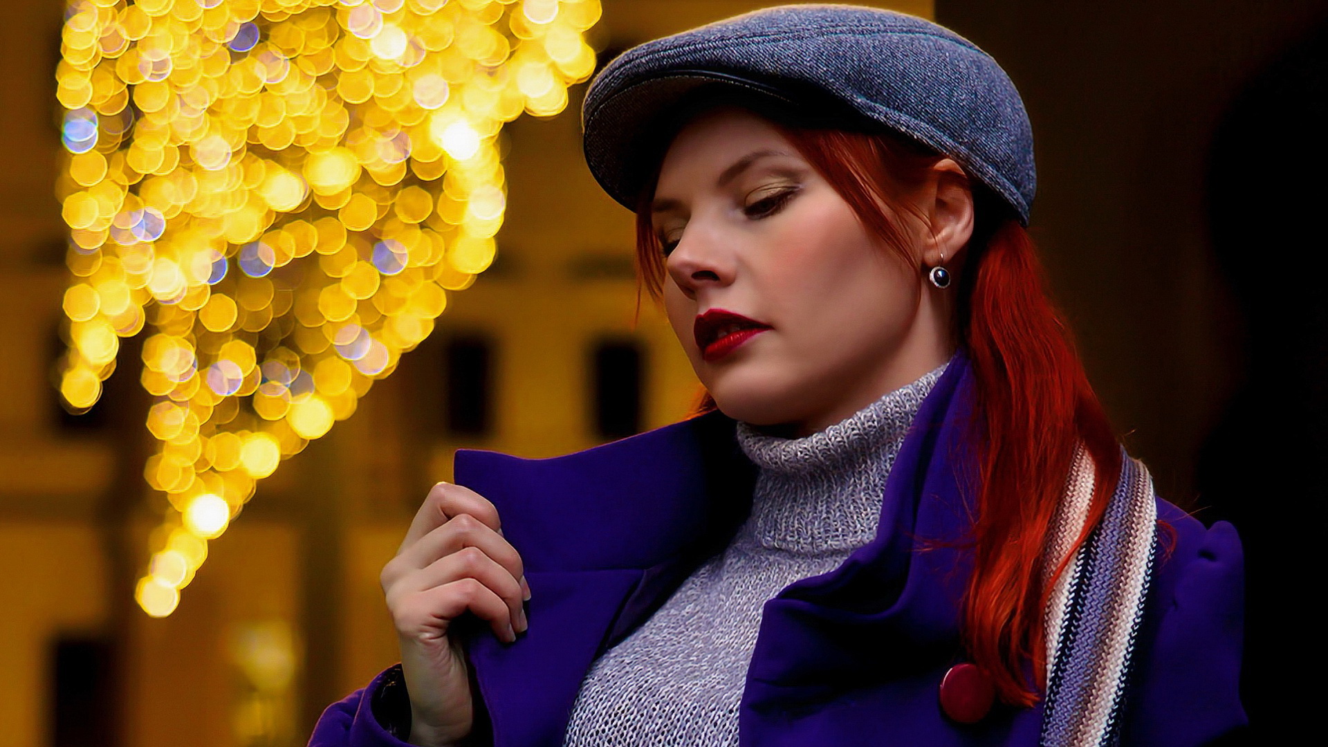 Free photo Portrait of a Girl in a Cap