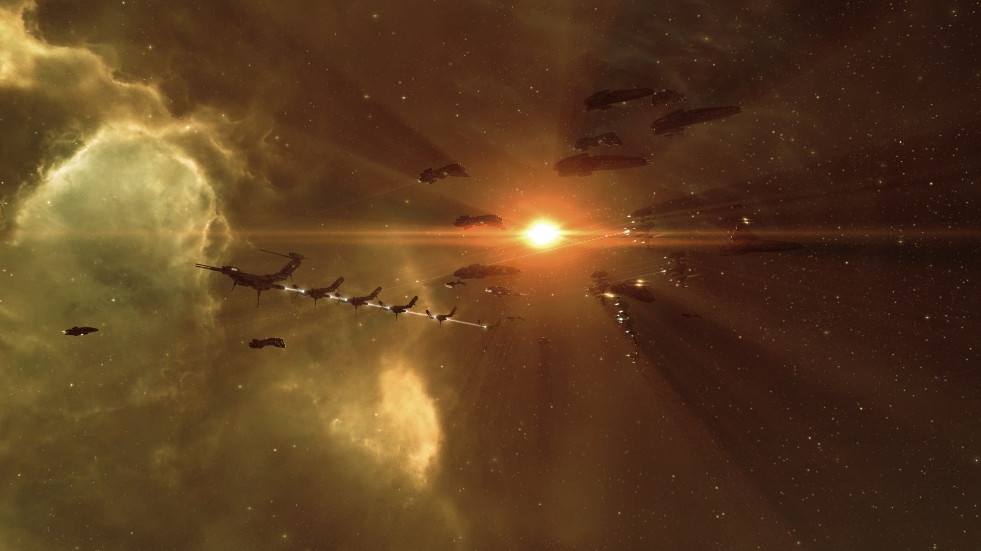 Wallpapers EVE Online science fiction space on the desktop