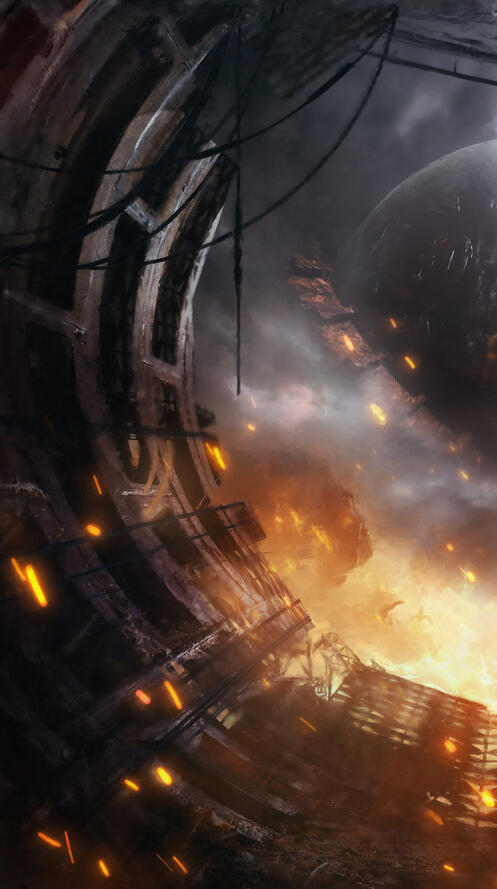 Бесплатное фото фантастическая картинка про космос