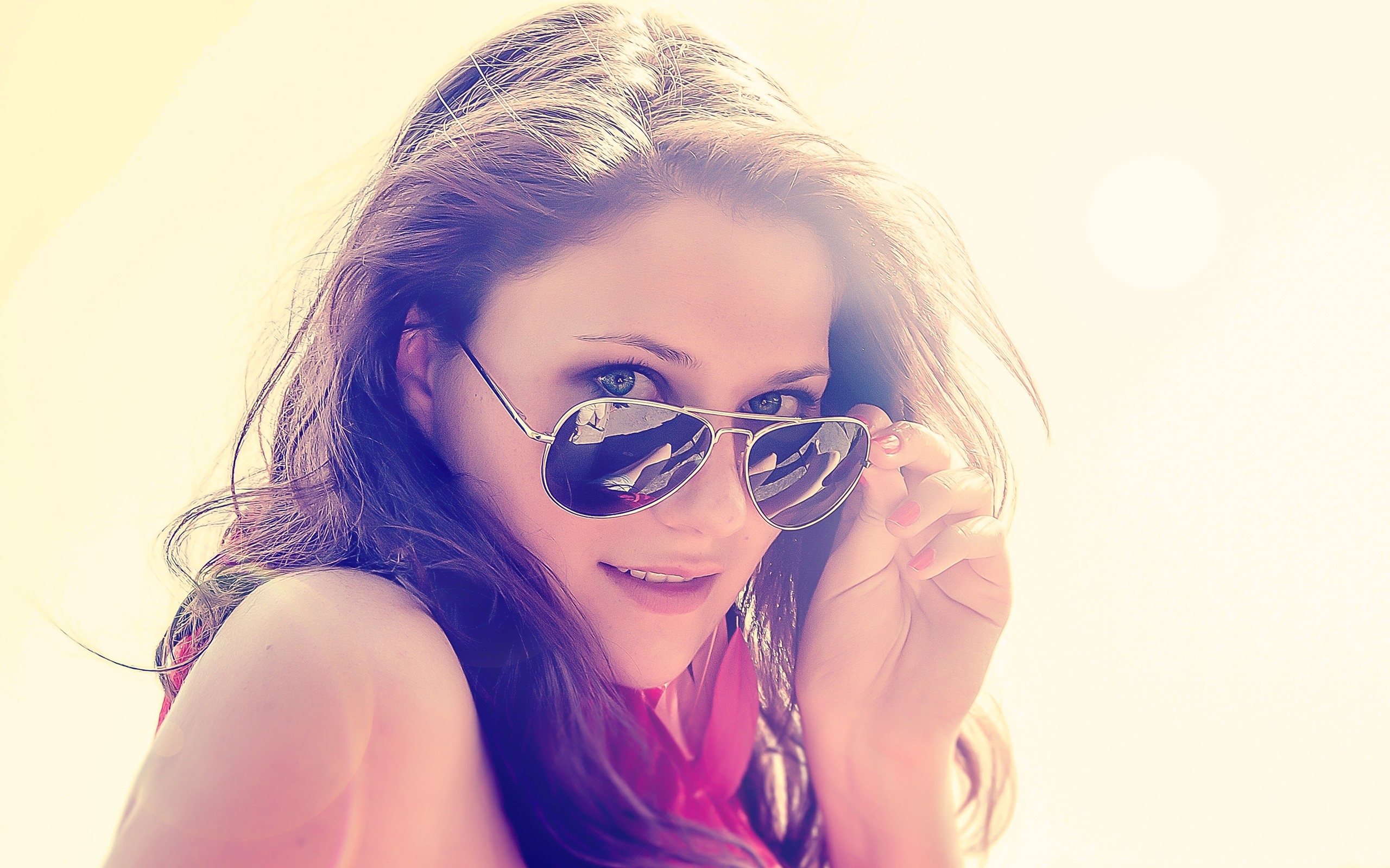 Обои лицо модель портрет на рабочий стол