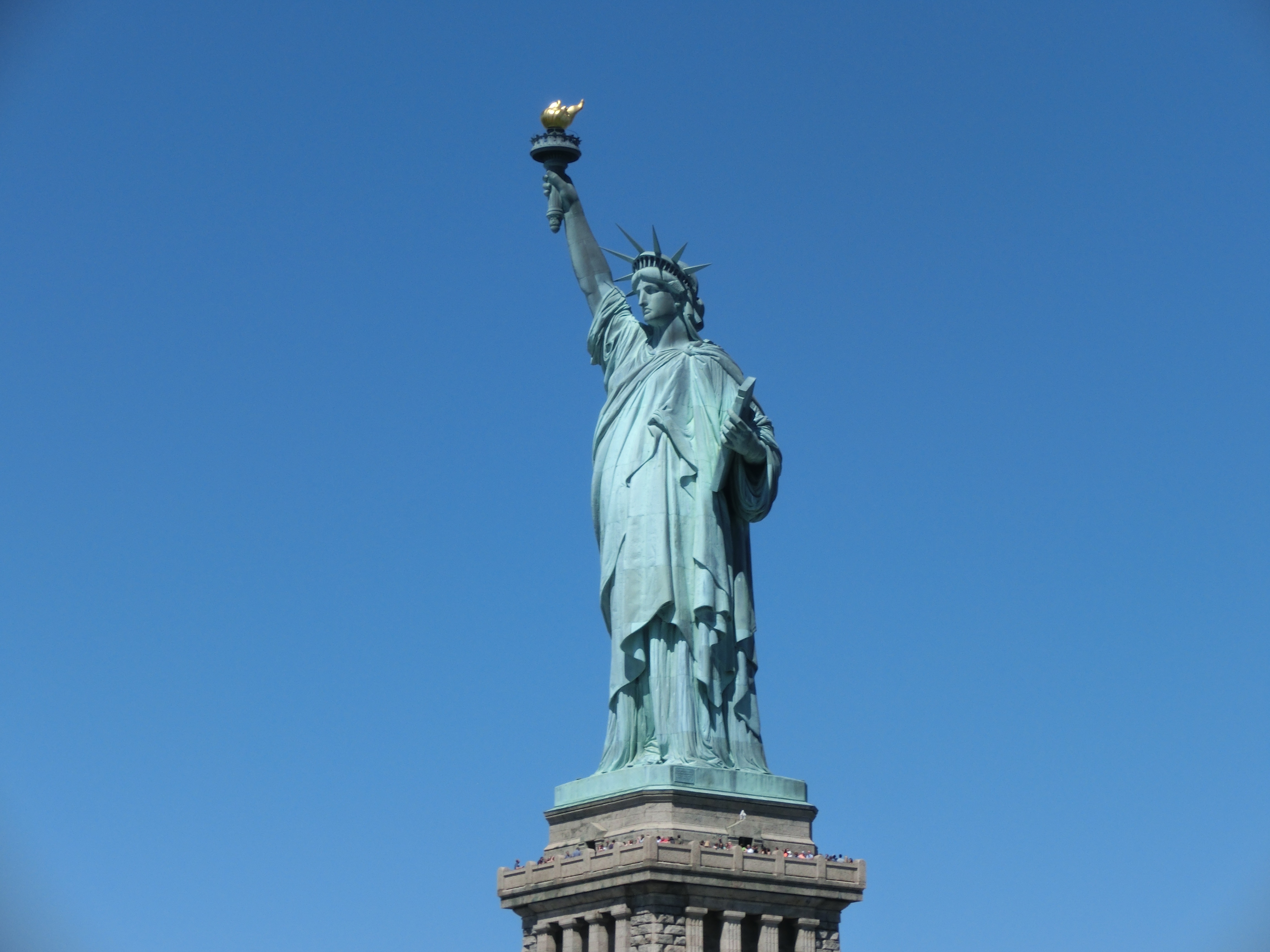 Wallpapers New York monument statue on the desktop