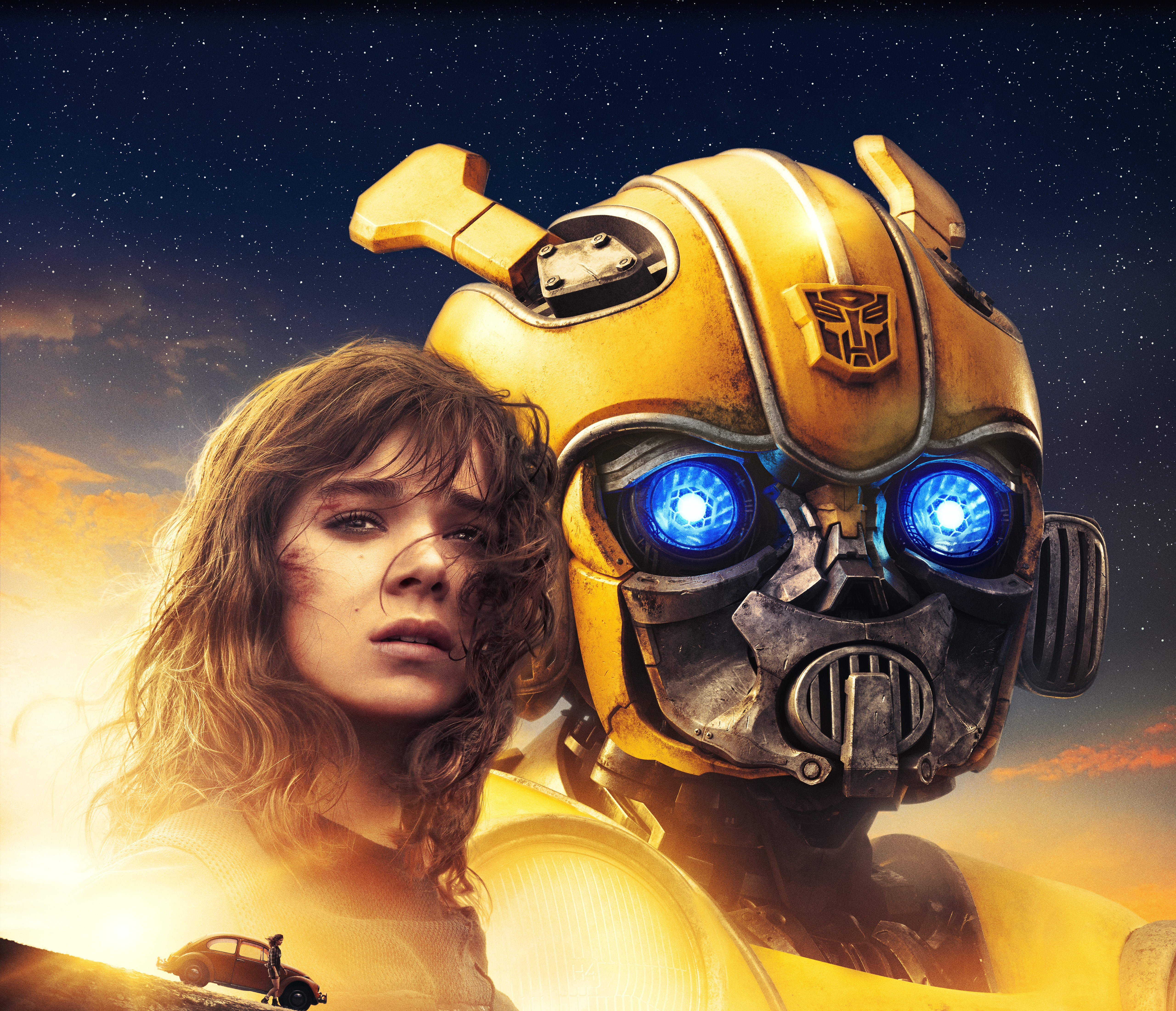 Wallpapers transformers Bumblebee hailee steinfeld on the desktop