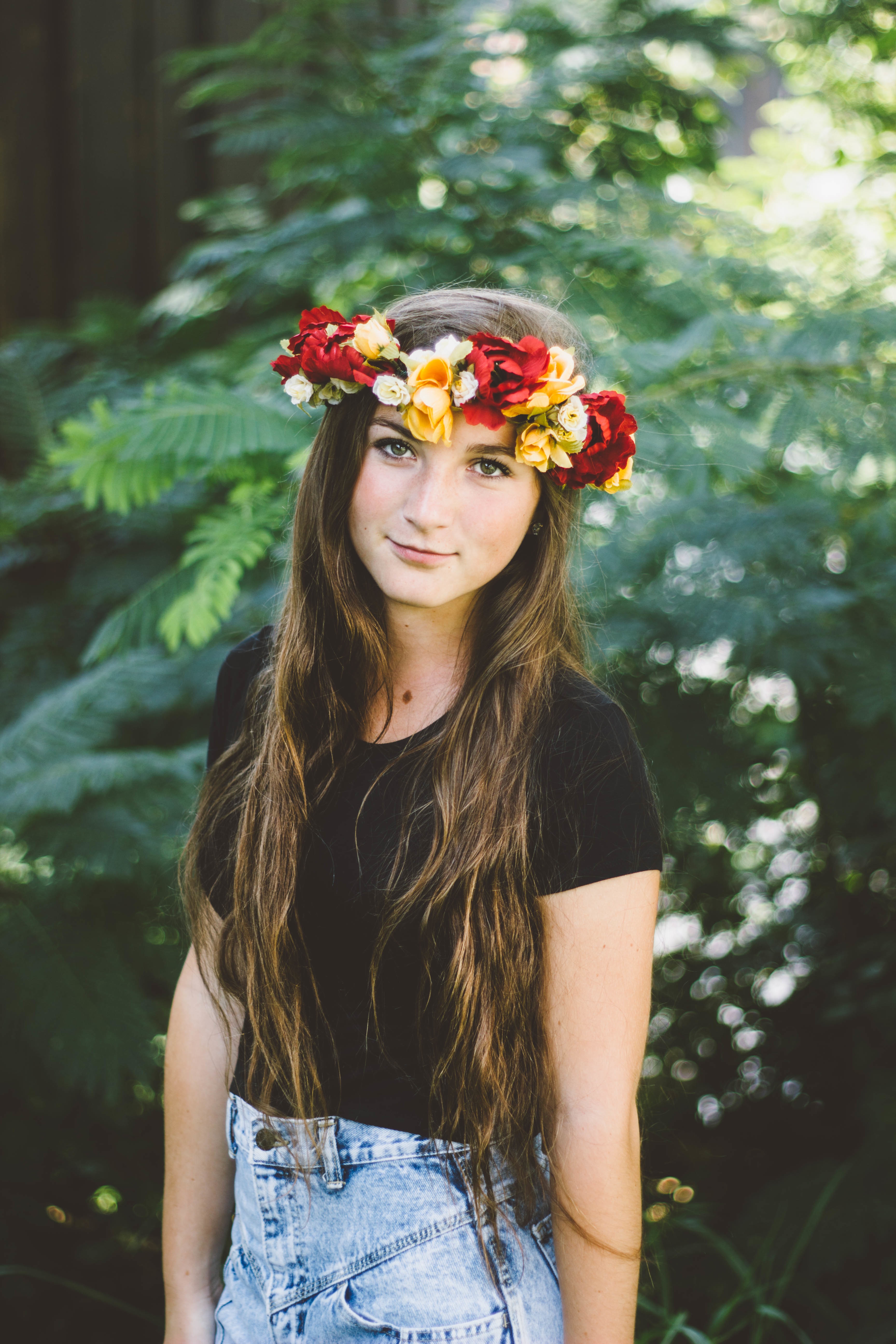 Wallpapers photos flower hairstyle on the desktop