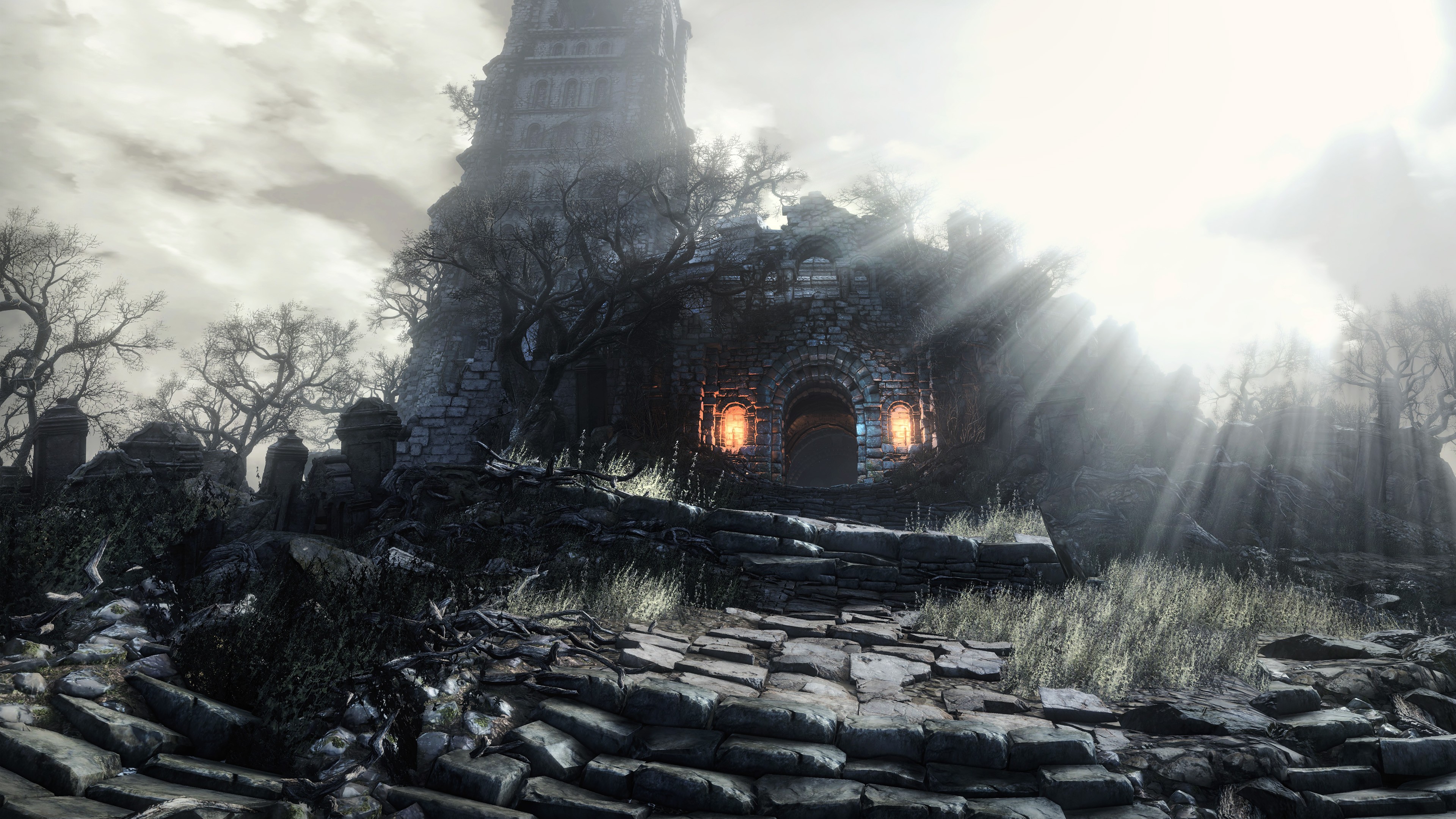 Обои видеоигры огонь Dark Souls III на рабочий стол