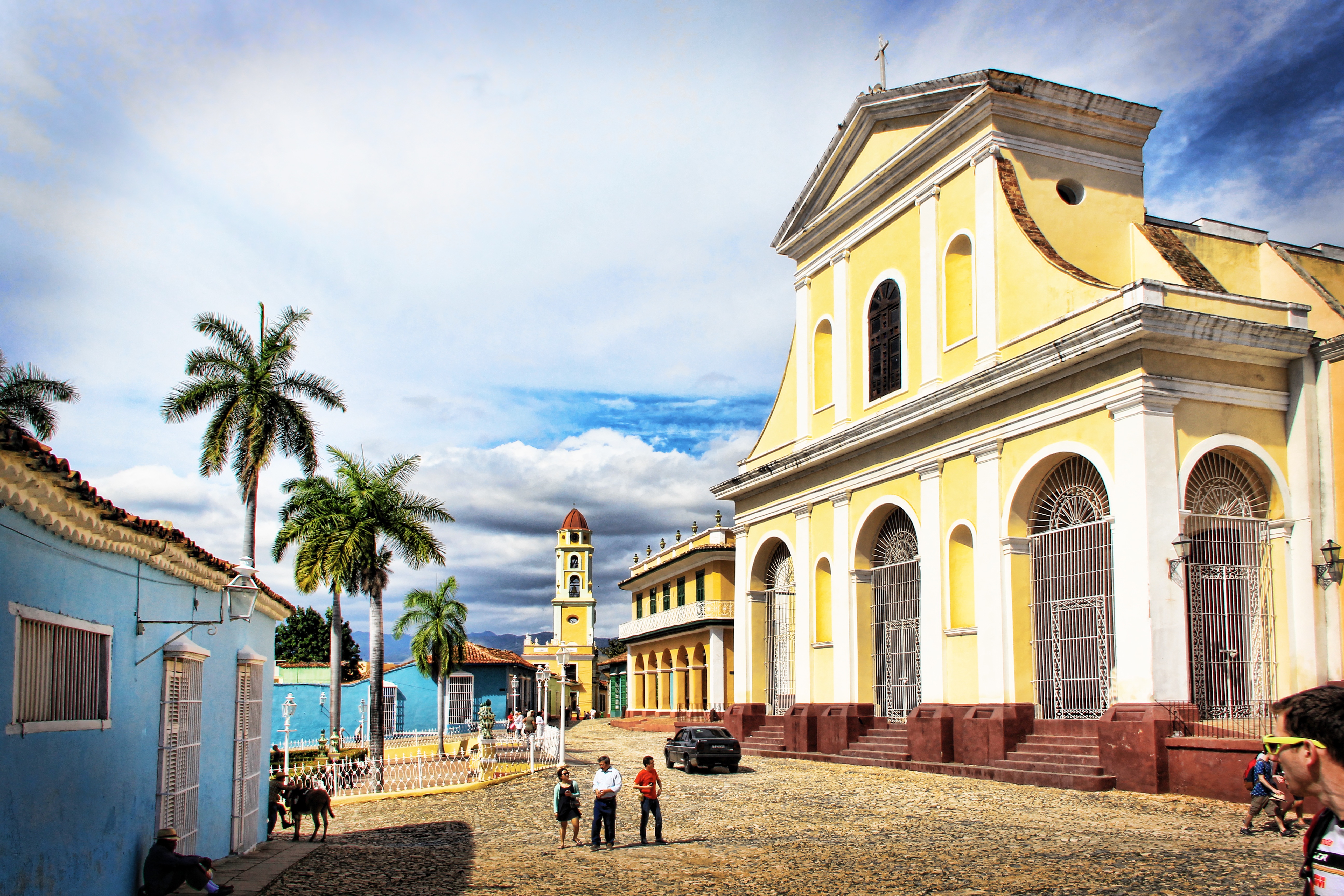 Free photo An old palace in Cuba City