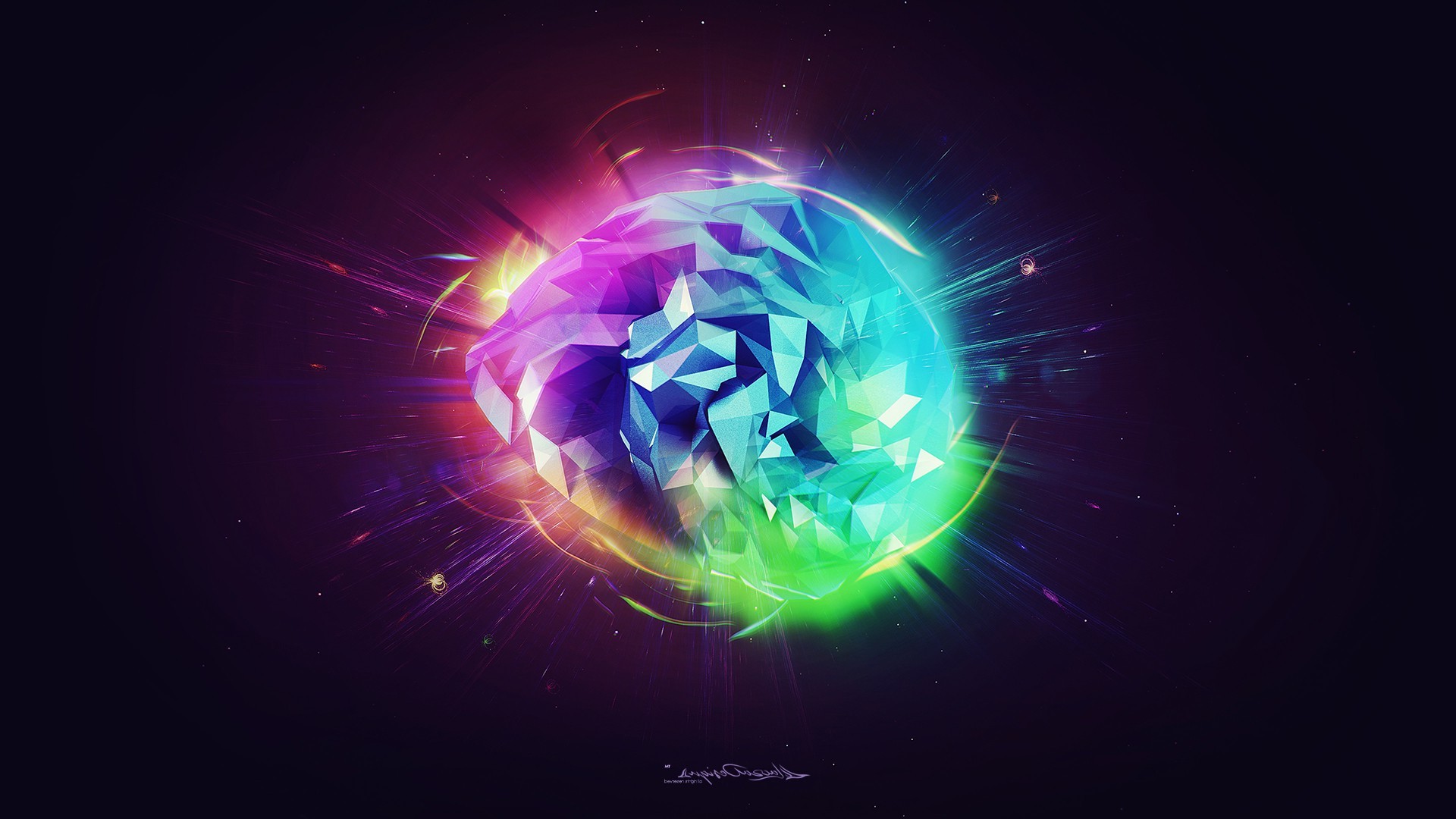 桌面上的壁纸图例 抽象的 空间