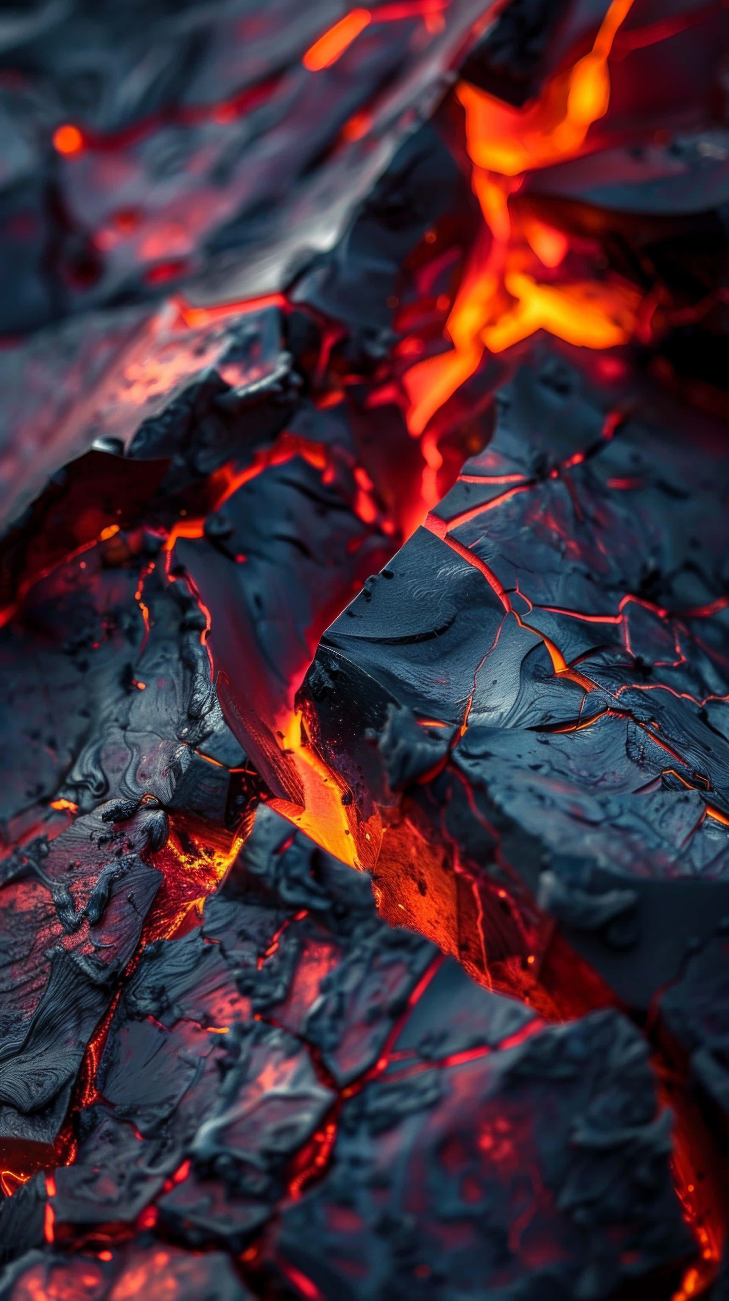 Бесплатное фото Вулканическая лава