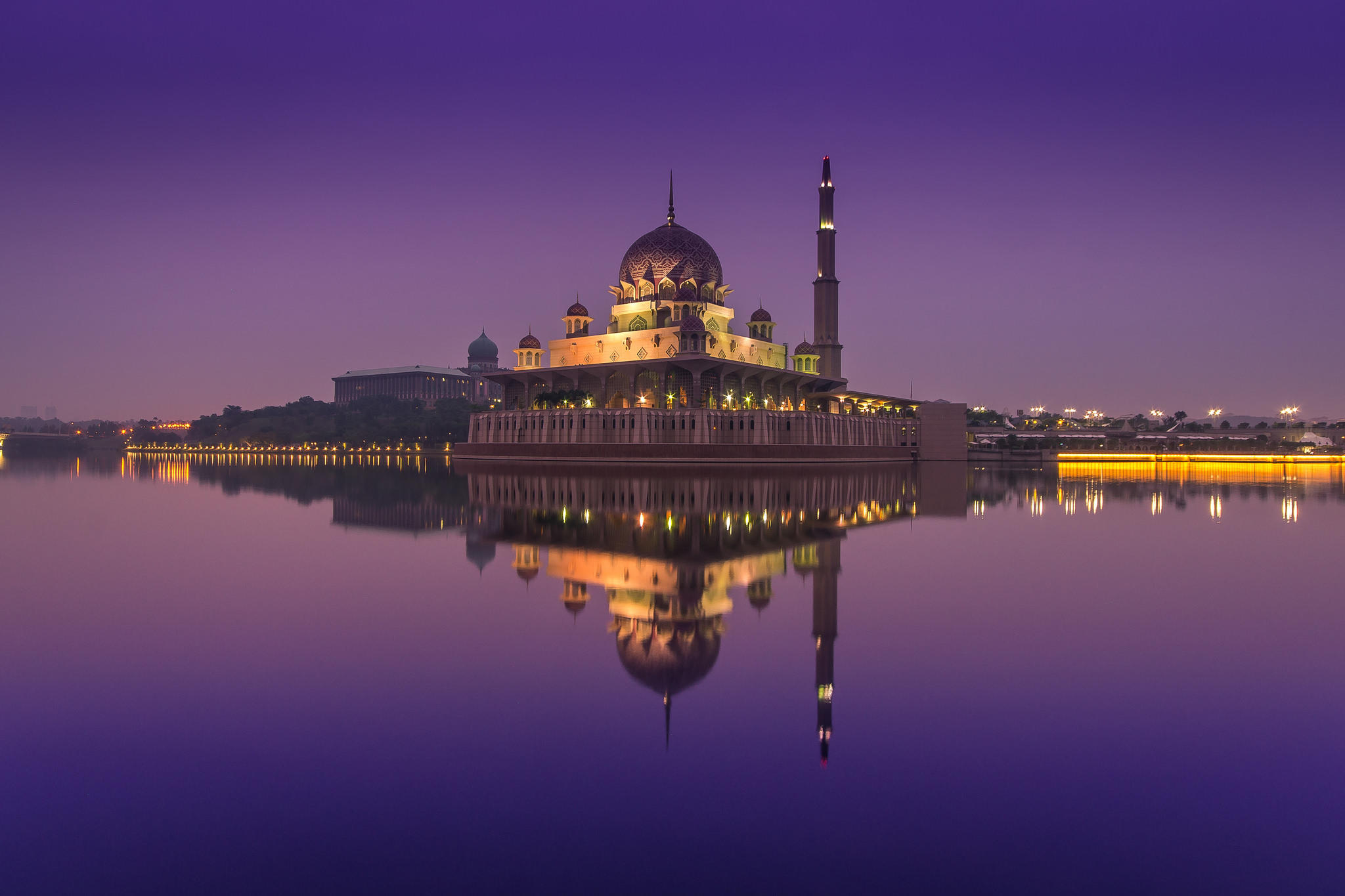 Wallpapers Putrajaya mosque Kuala Lumpur Malaysia on the desktop