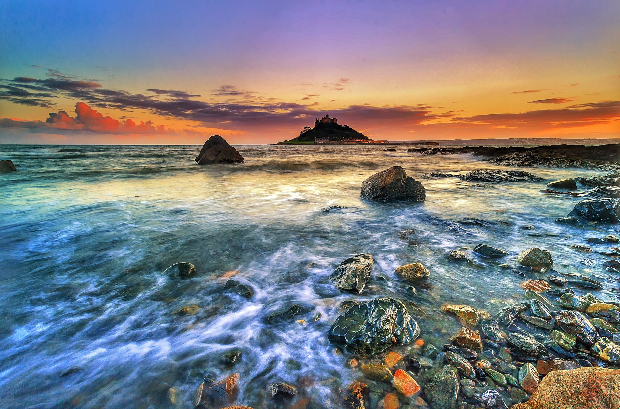 Wallpapers Mont Saint Michel France Normandy on the desktop