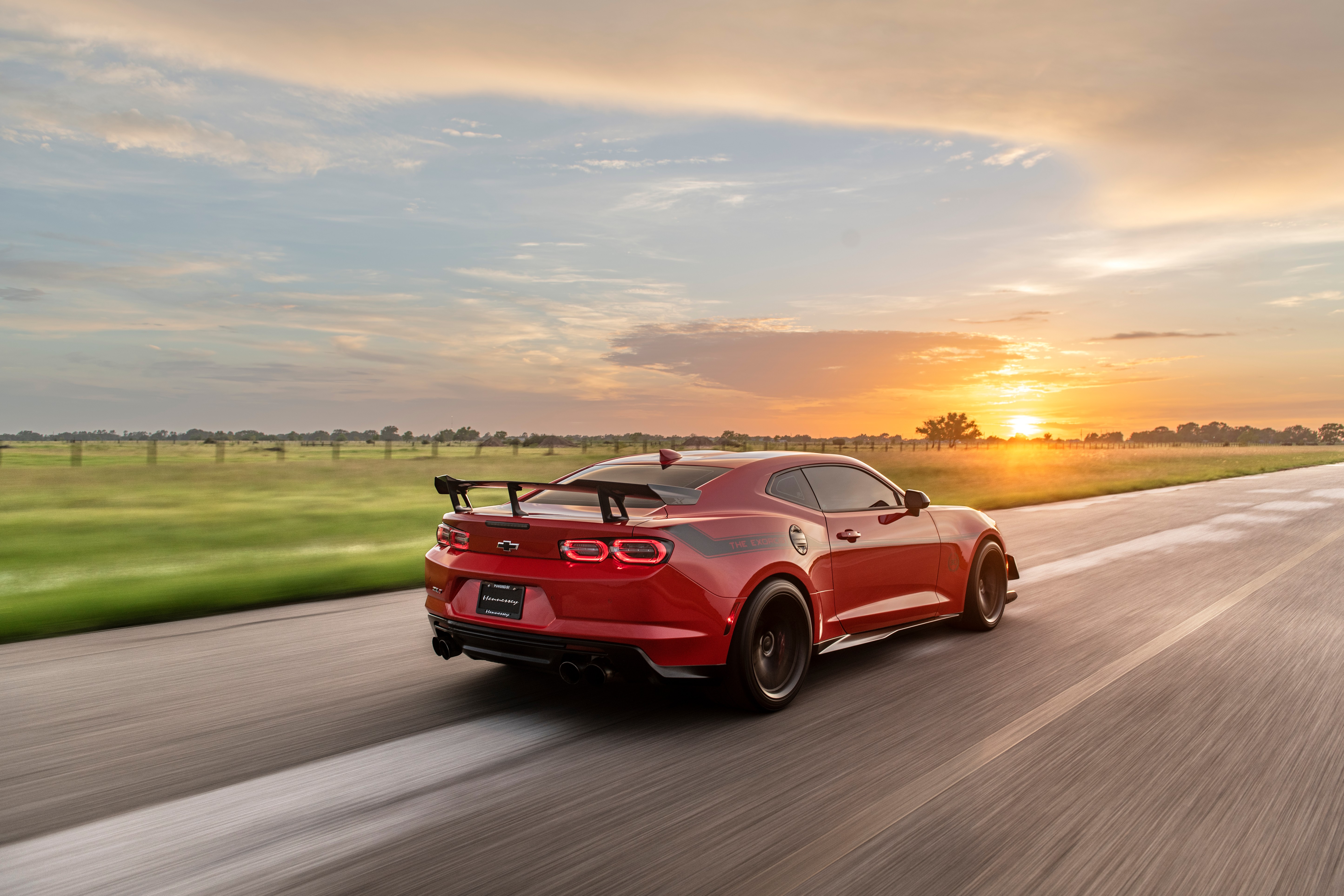 Wallpapers Chevrolet Camaro Chevrolet view from behind on the desktop