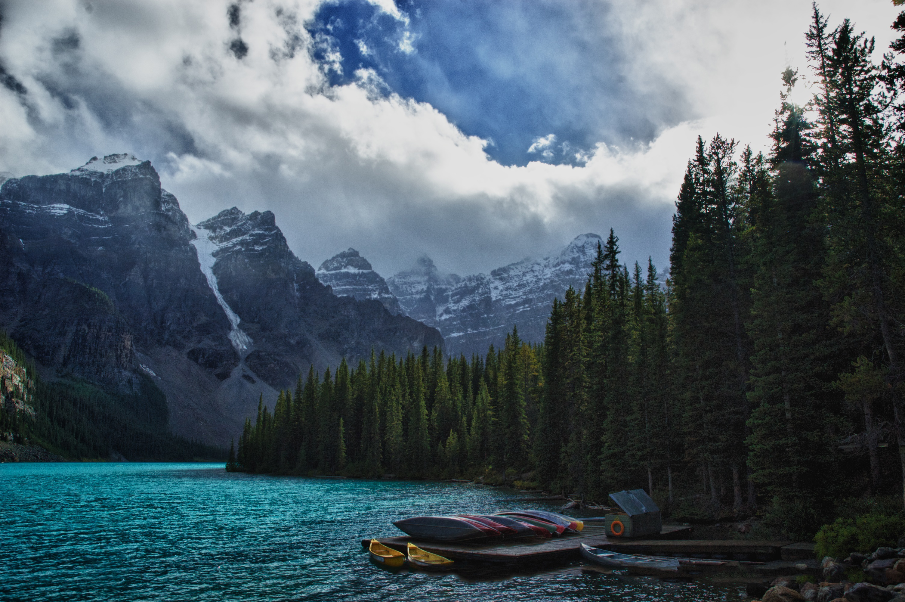 Wallpapers Canada Valley Ten Peaks on the desktop