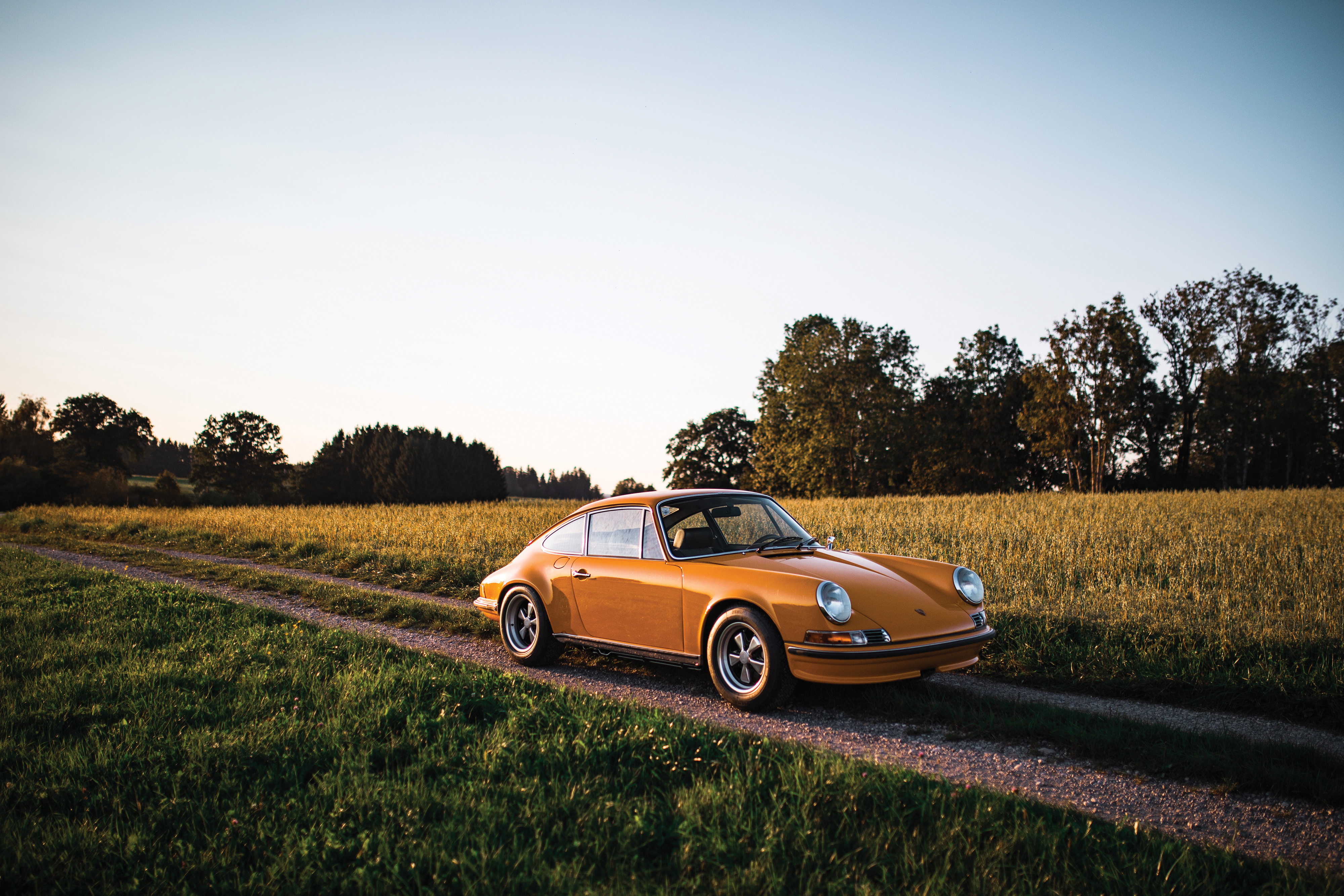 Wallpapers orange car Porsche cars on the desktop