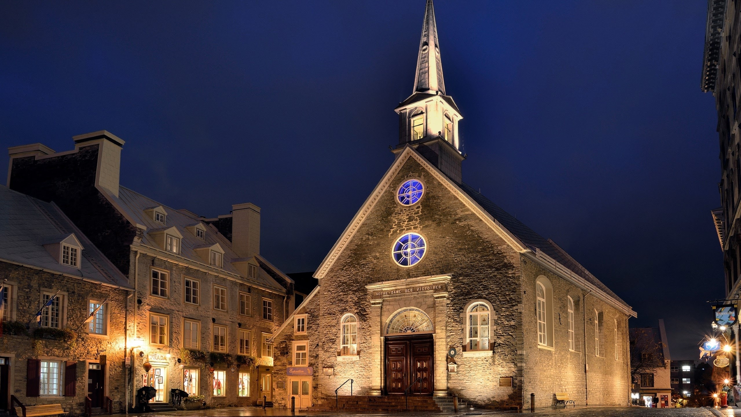 Free photo Church in Quebec Canada