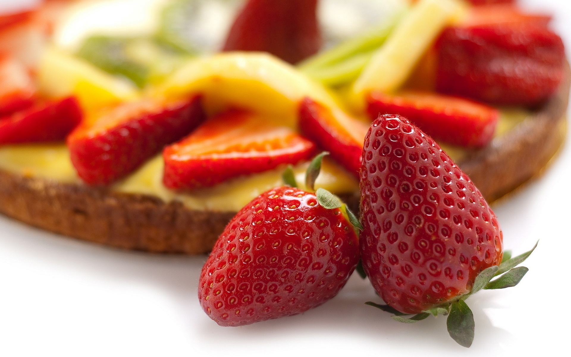 Free photo Strawberry pie