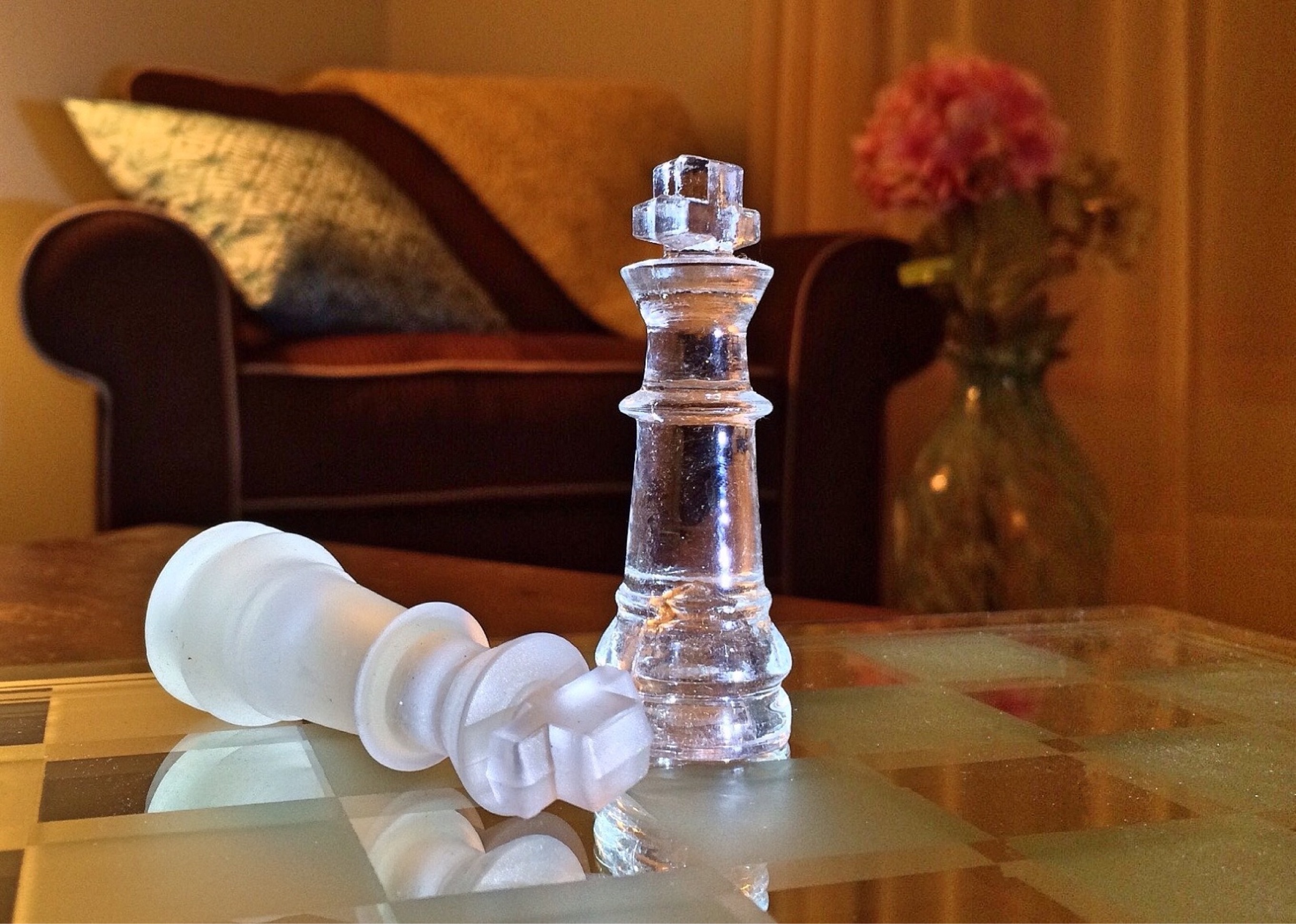 Free photo Glass chess