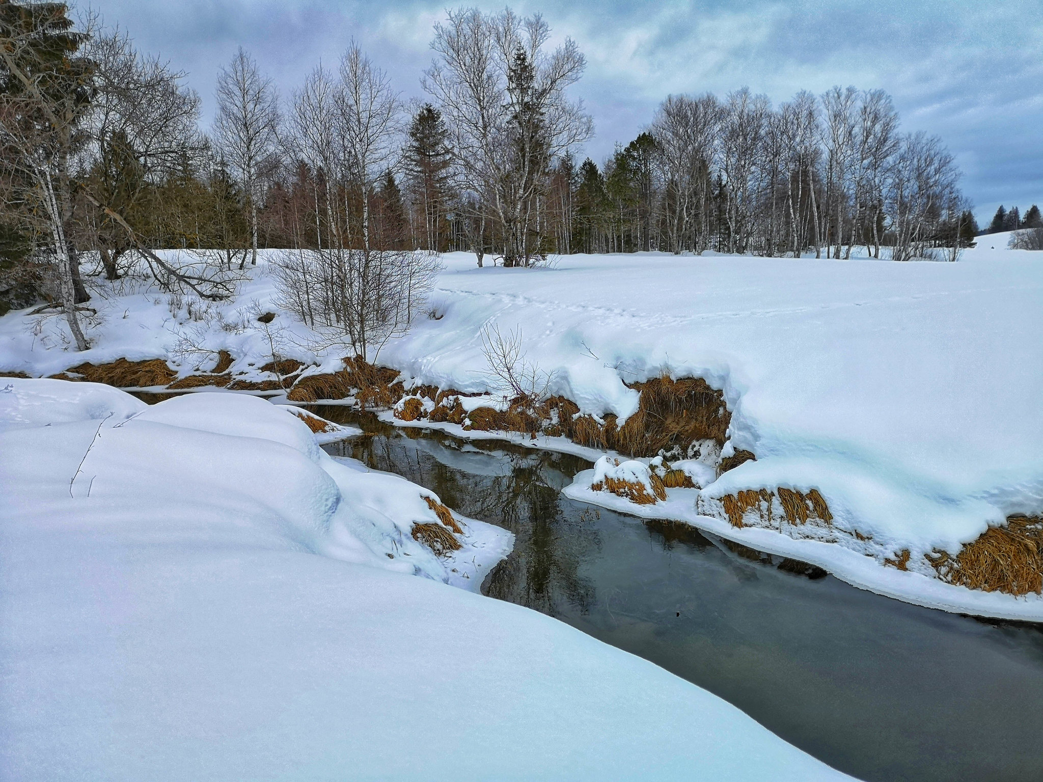 Free photo Wallpapers wallpapers river, winter