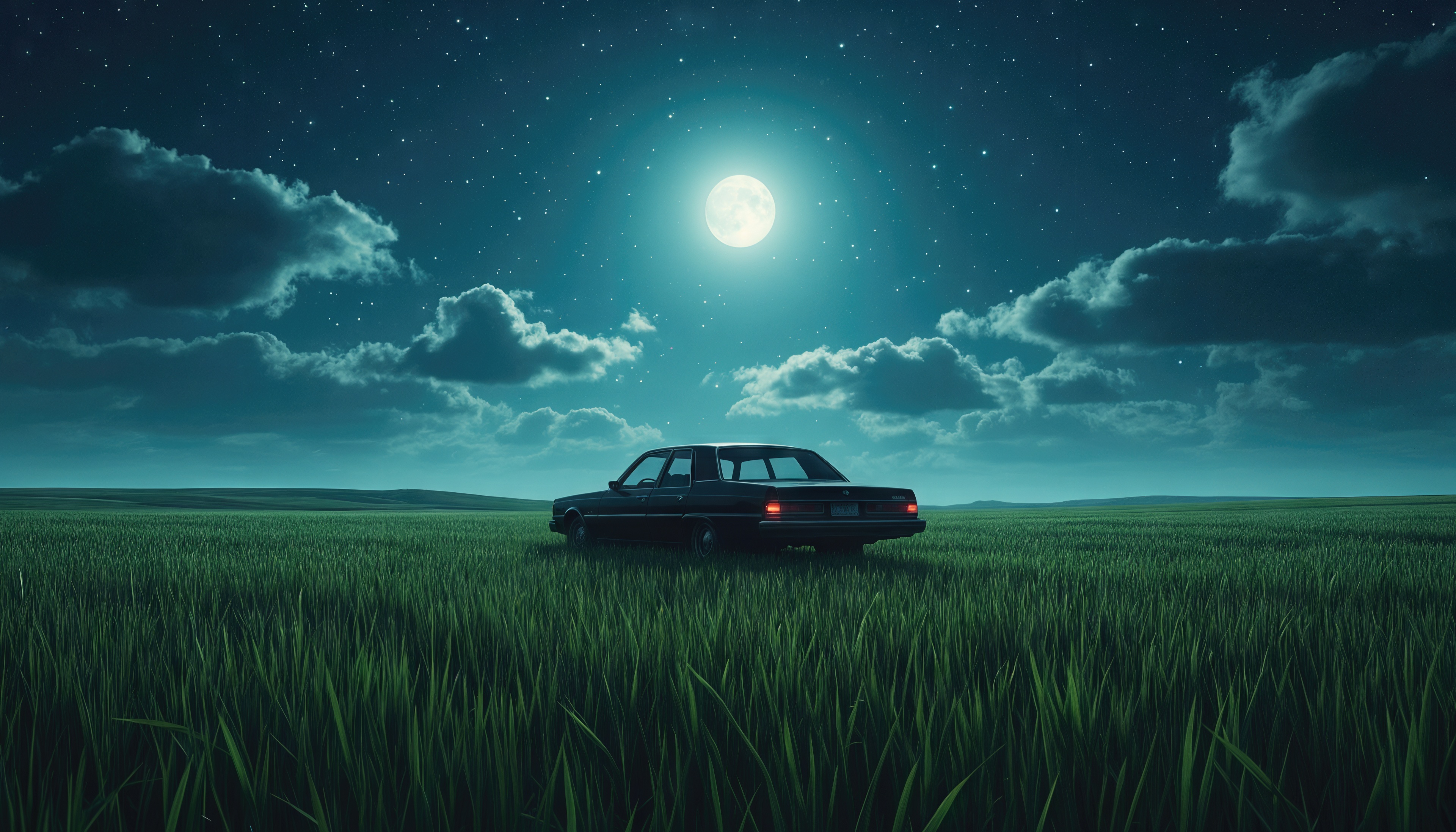 Wallpapers night Moon full moon on the desktop