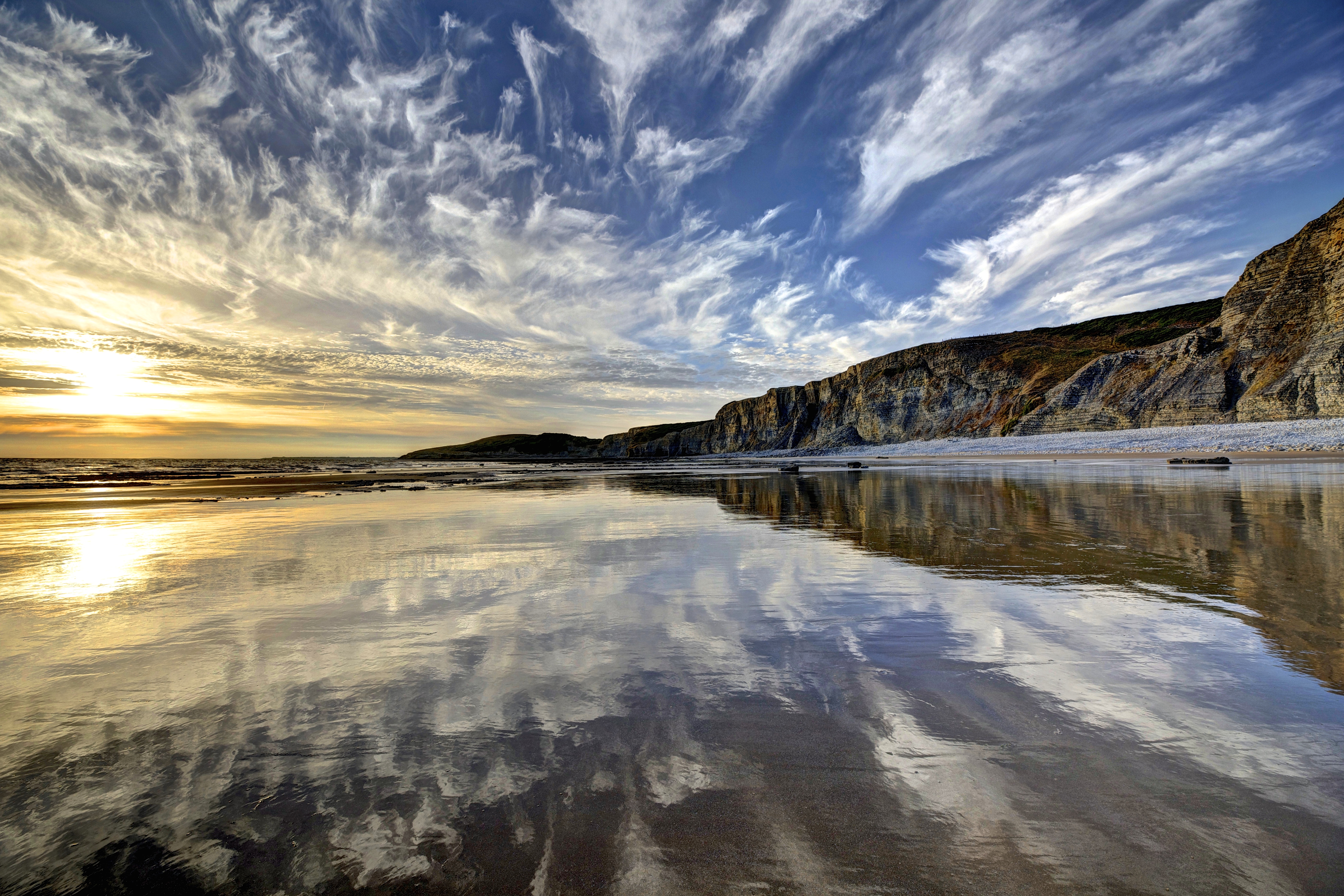 Wallpapers glamorgan coast day on the desktop