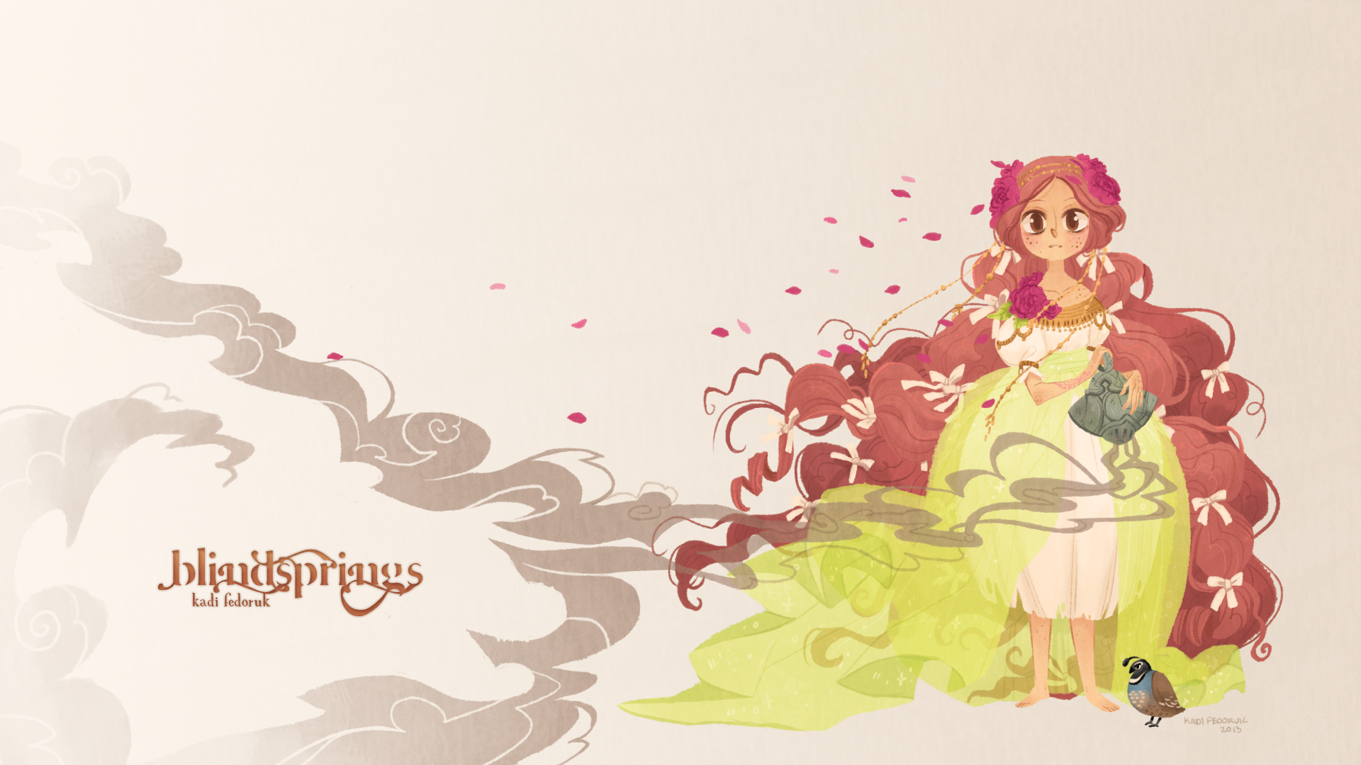 Wallpapers illustration cartoon pink on the desktop