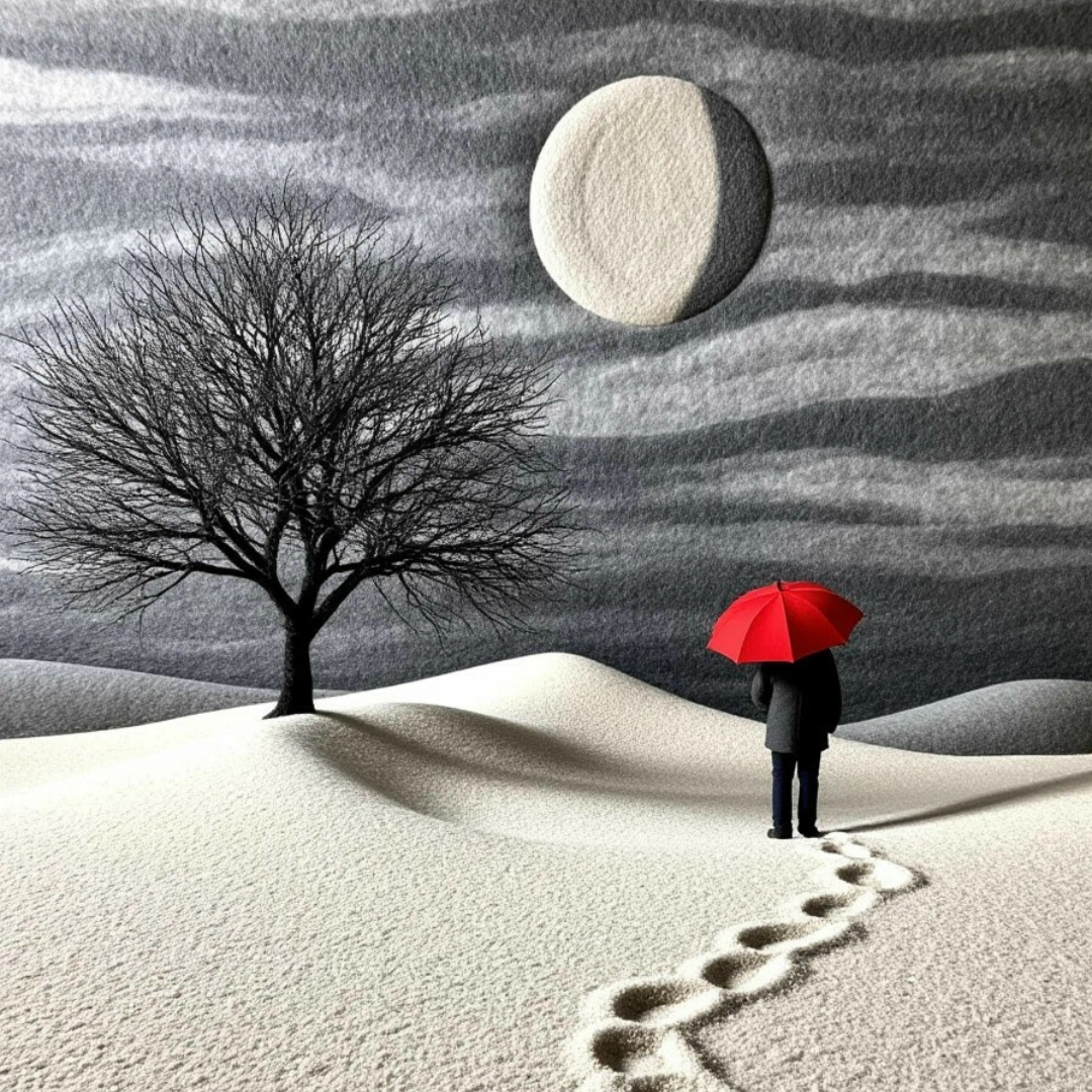 Бесплатное фото Одинокий путник