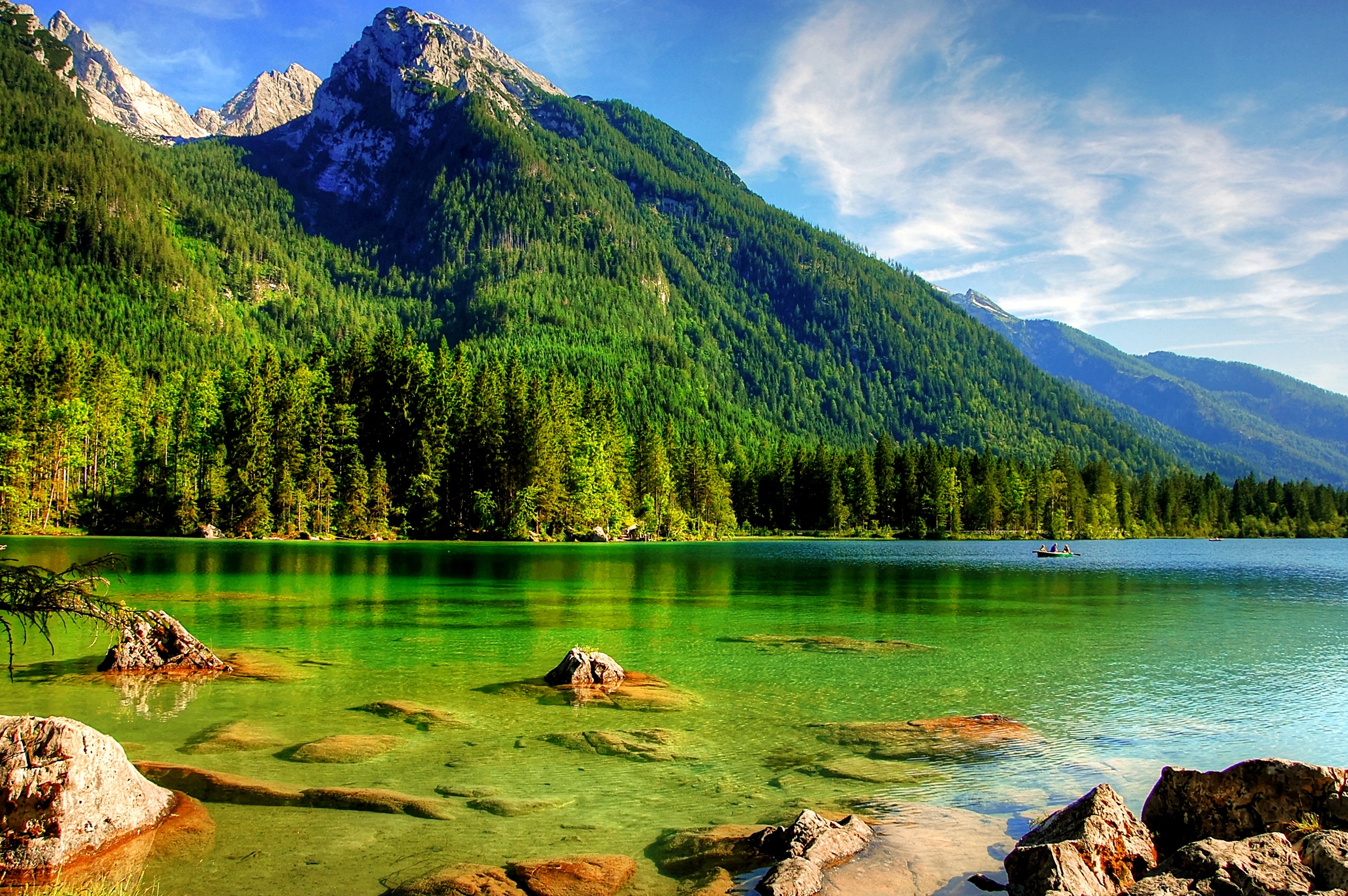 Wallpapers Hintersee Ramsau Bavaria on the desktop