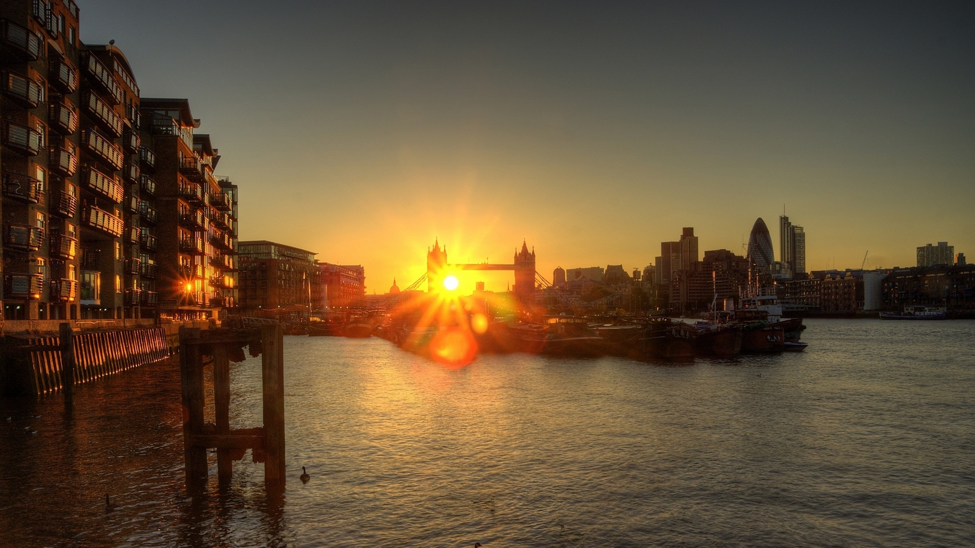 Wallpapers London river Thames on the desktop