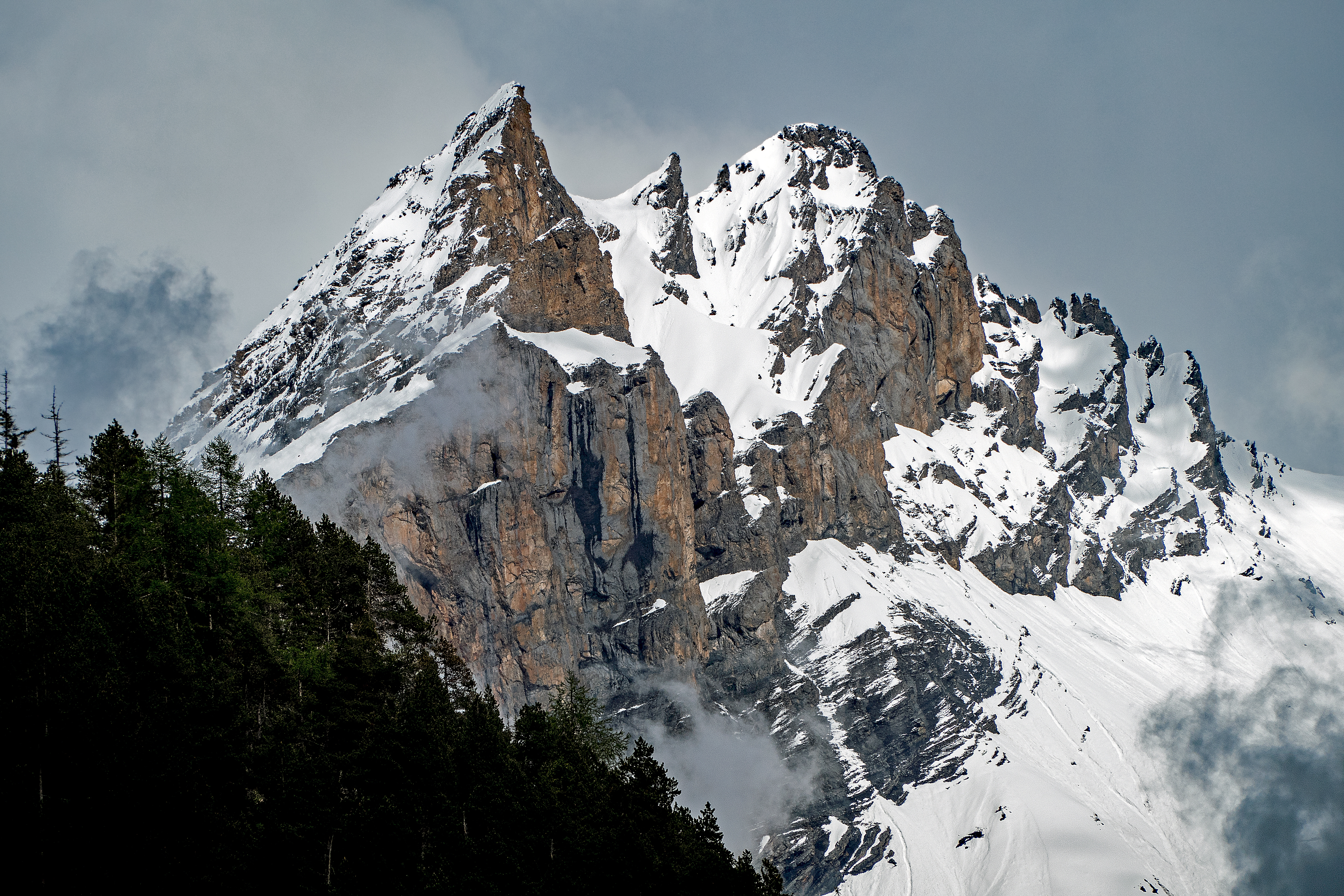 Wallpapers wallpaper switzerland snow line mountains on the desktop