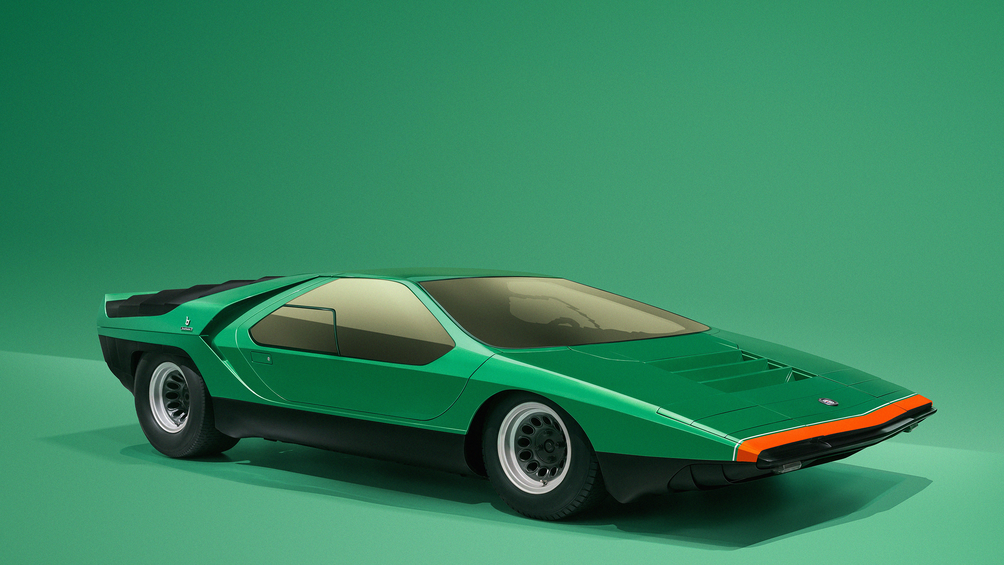 Wallpapers Alpha Romeo cars green car on the desktop