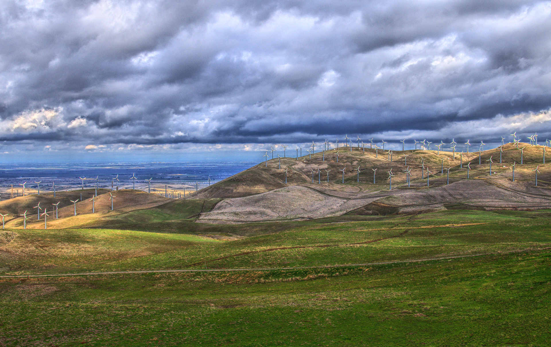 Ветряные турбины в Калифорнии