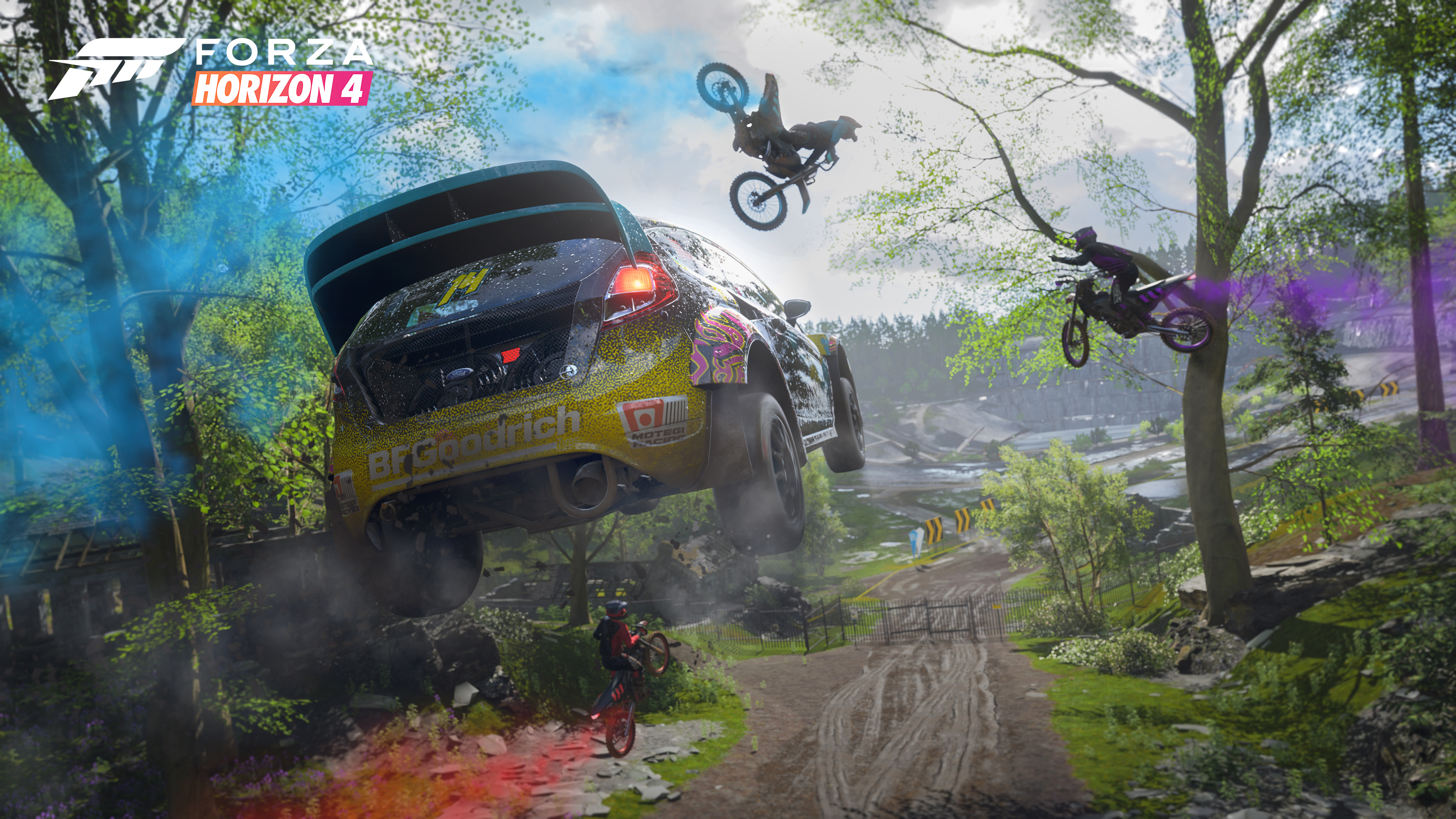 Free photo Dirt racing in Forza Horizon 4