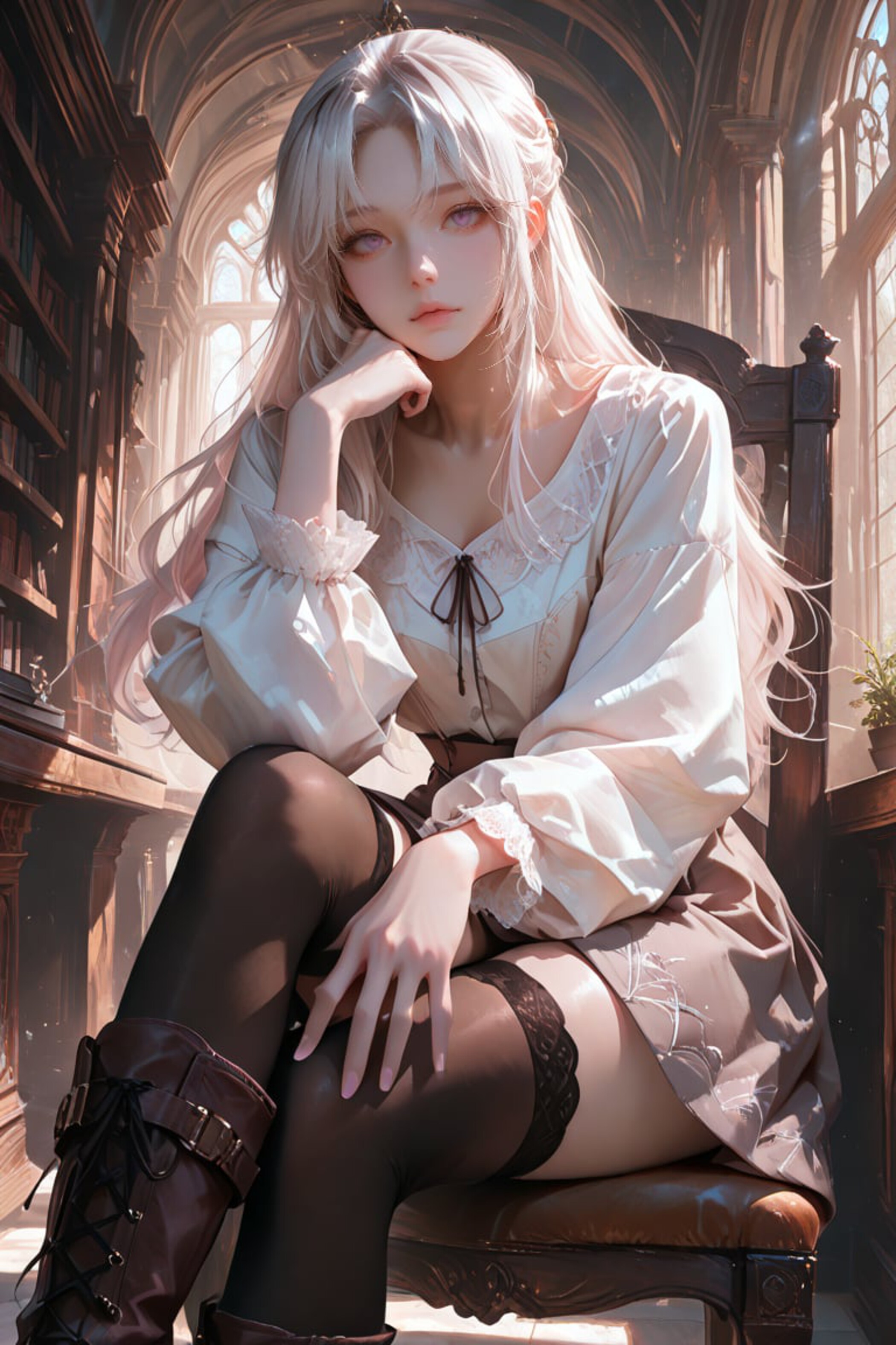 Бесплатное фото Девушка персонаж аниме