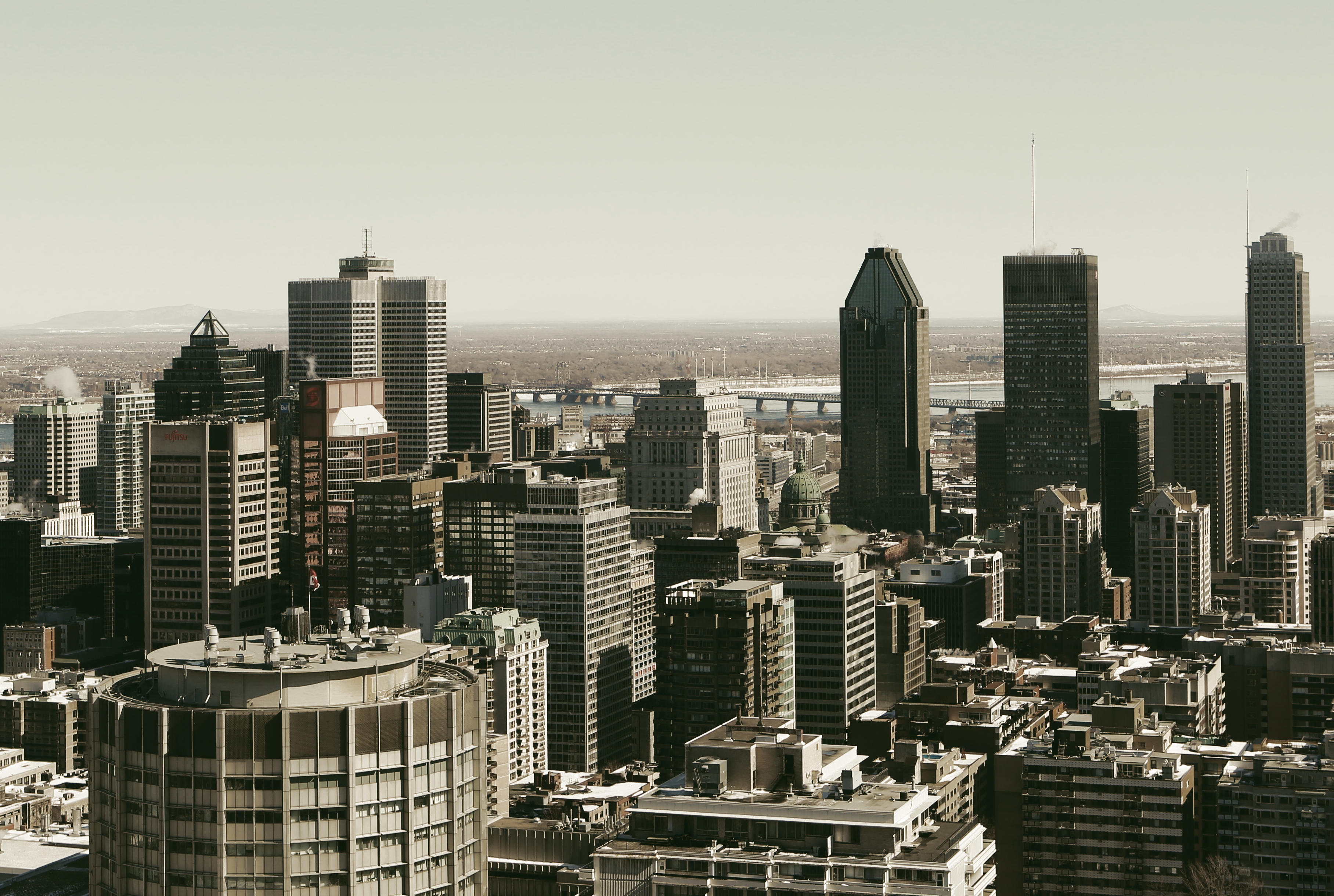 Wallpapers Canada Montreal buildings on the desktop